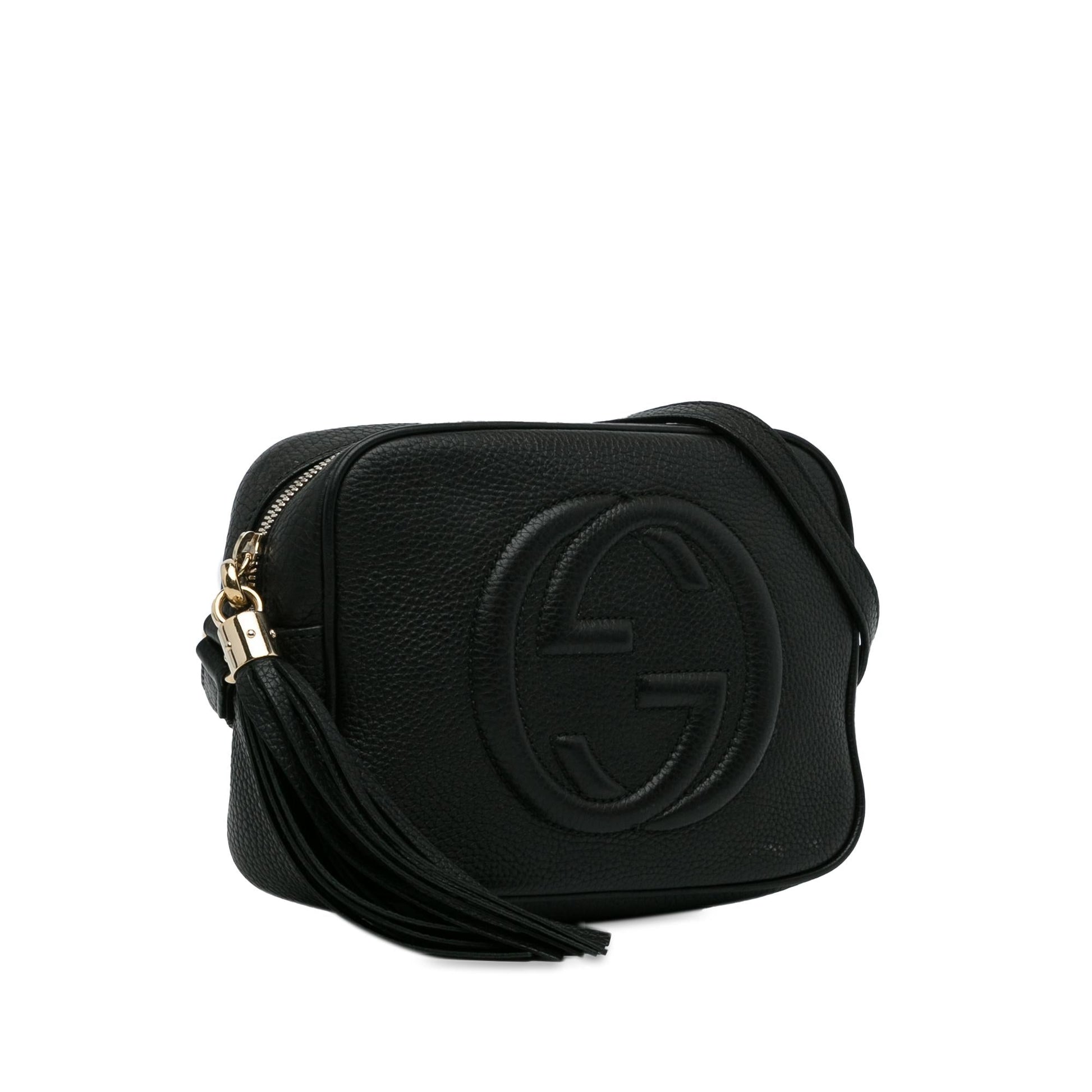 Gucci Soho Disco SHG-XZOEXT Leather Calf Black Small Crossbody Bag