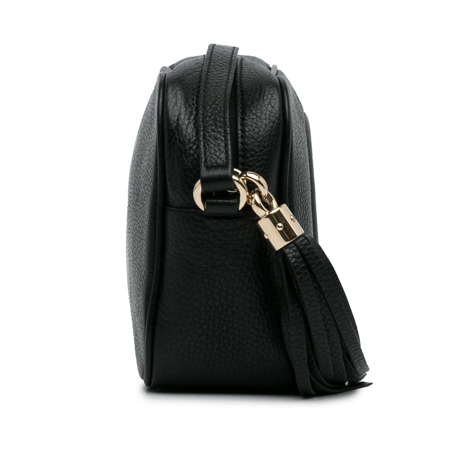 Gucci Soho Disco SHG-31a1PN Leather Calf Black Small Crossbody Bag