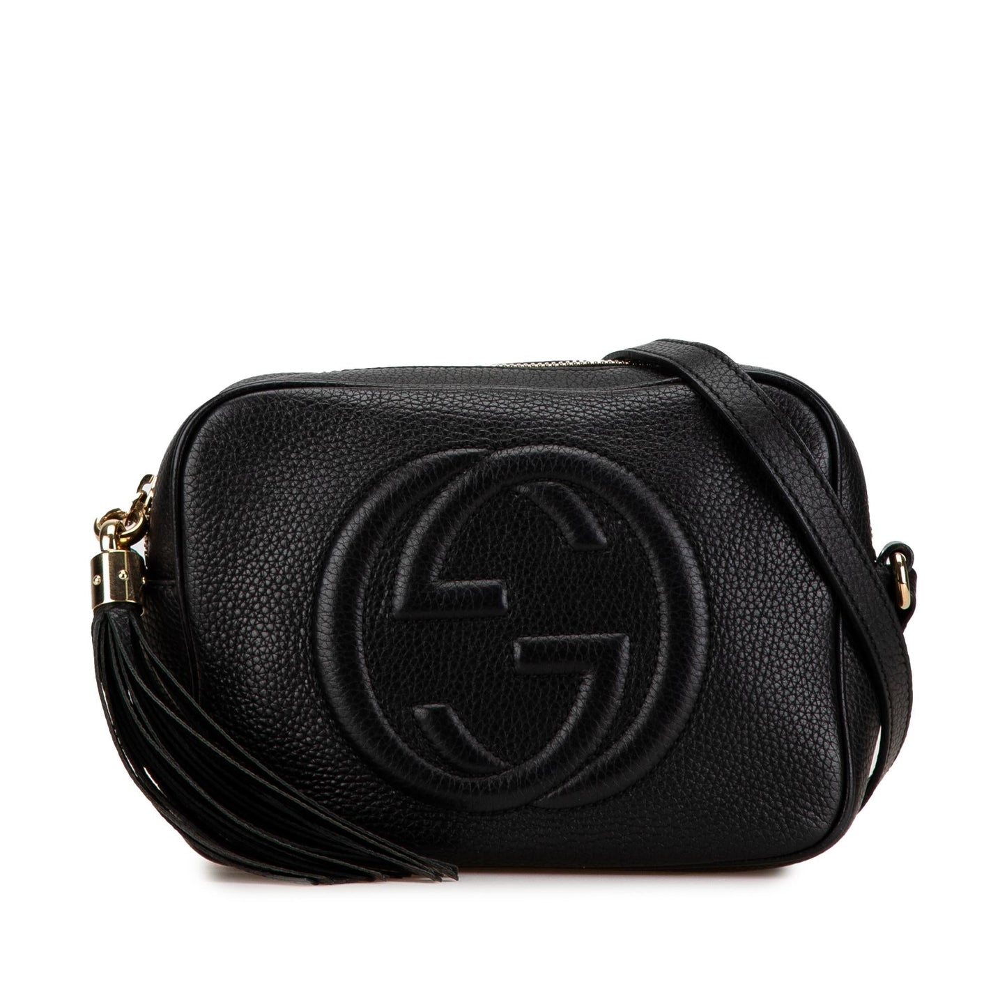 Gucci Soho Disco SHG-q81tLY Leather Calf Black Small Crossbody Bag
