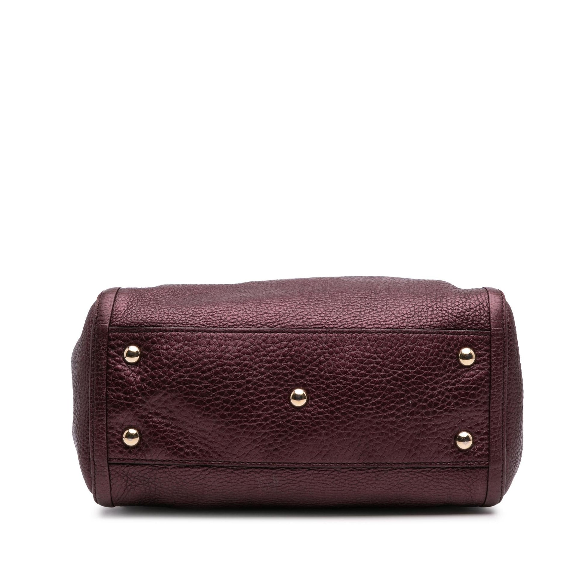 Gucci Soho Leather Calf Red Small Satchel Bag
