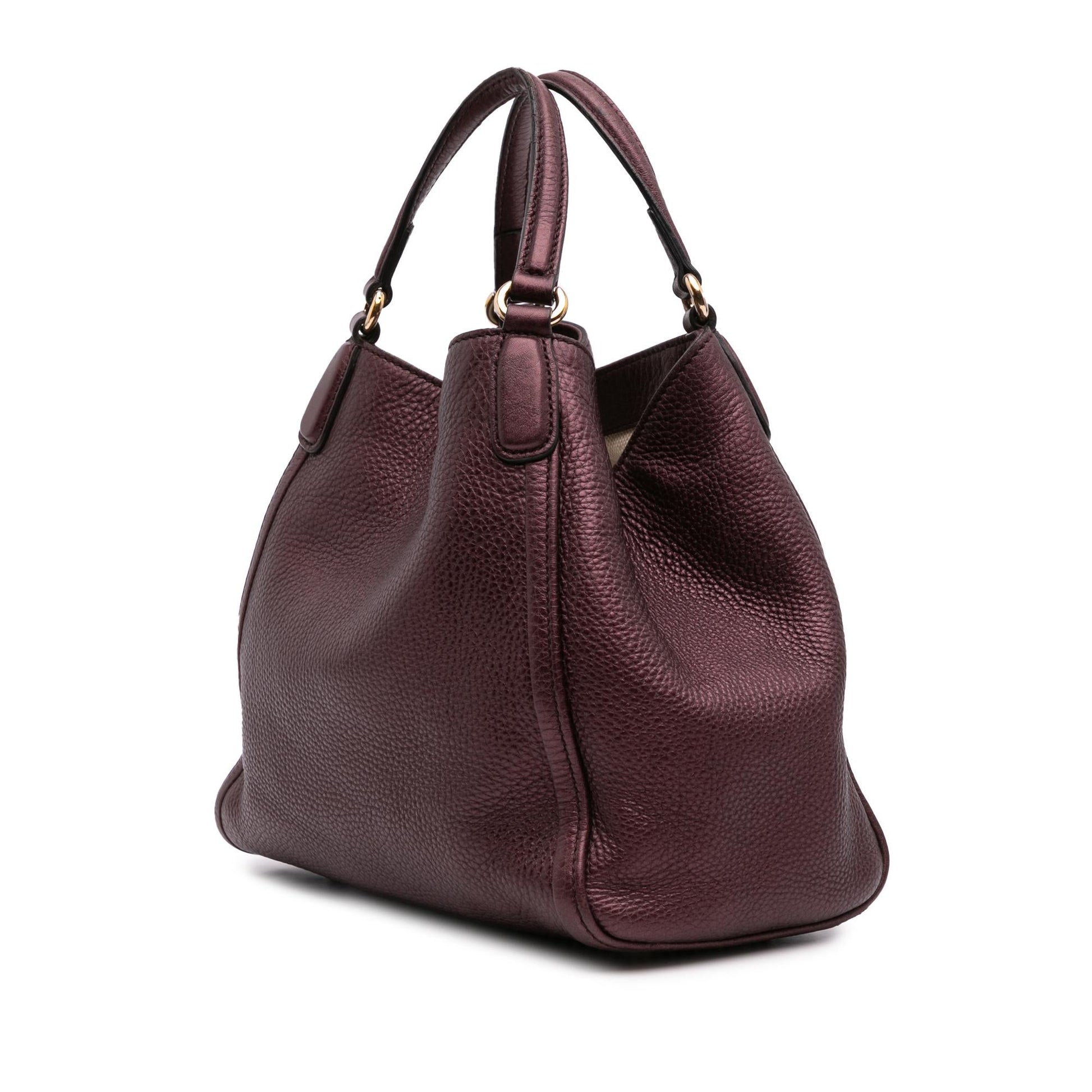 Gucci Soho Leather Calf Red Small Satchel Bag