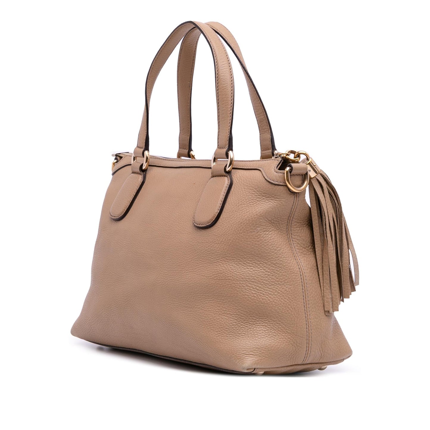 Gucci Soho Working Leather Calf Brown Small Satchel Bag