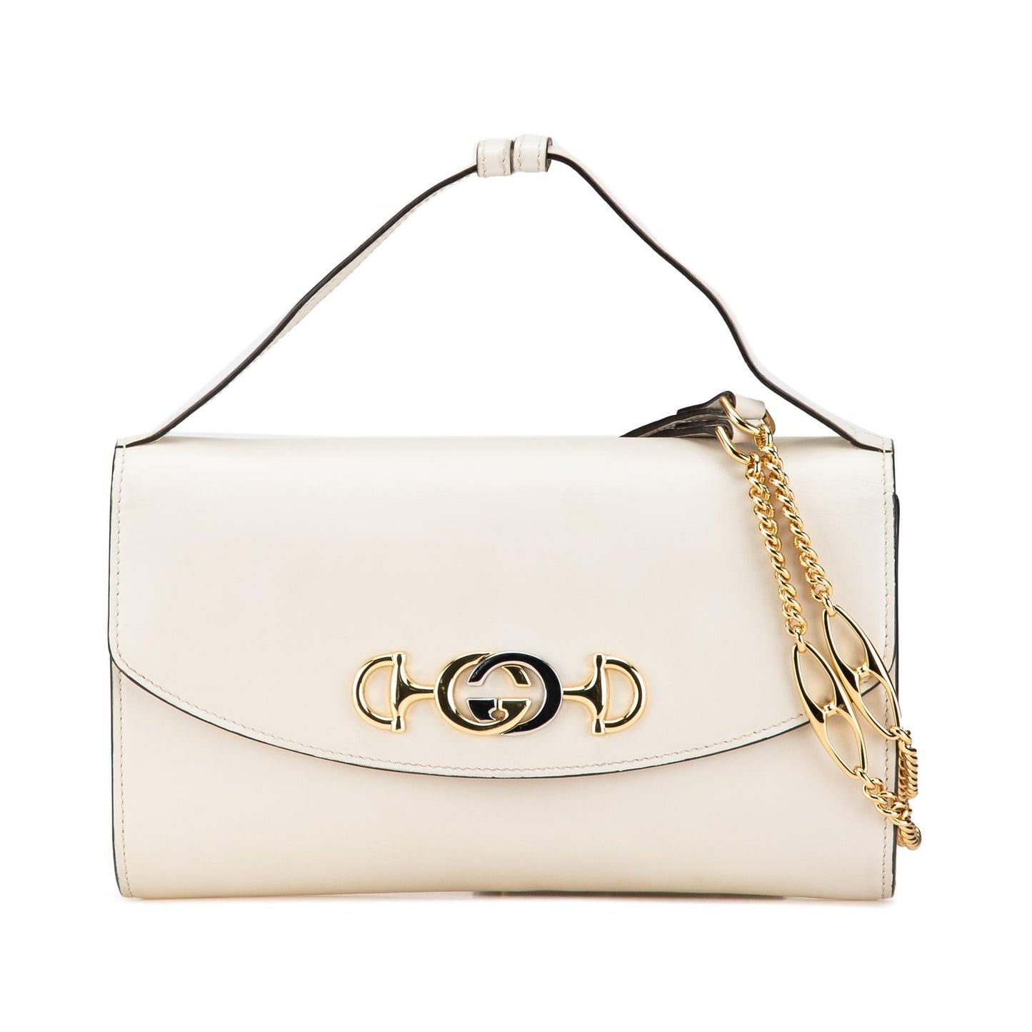 Gucci Zumi Leather Calf White Small Satchel Bag