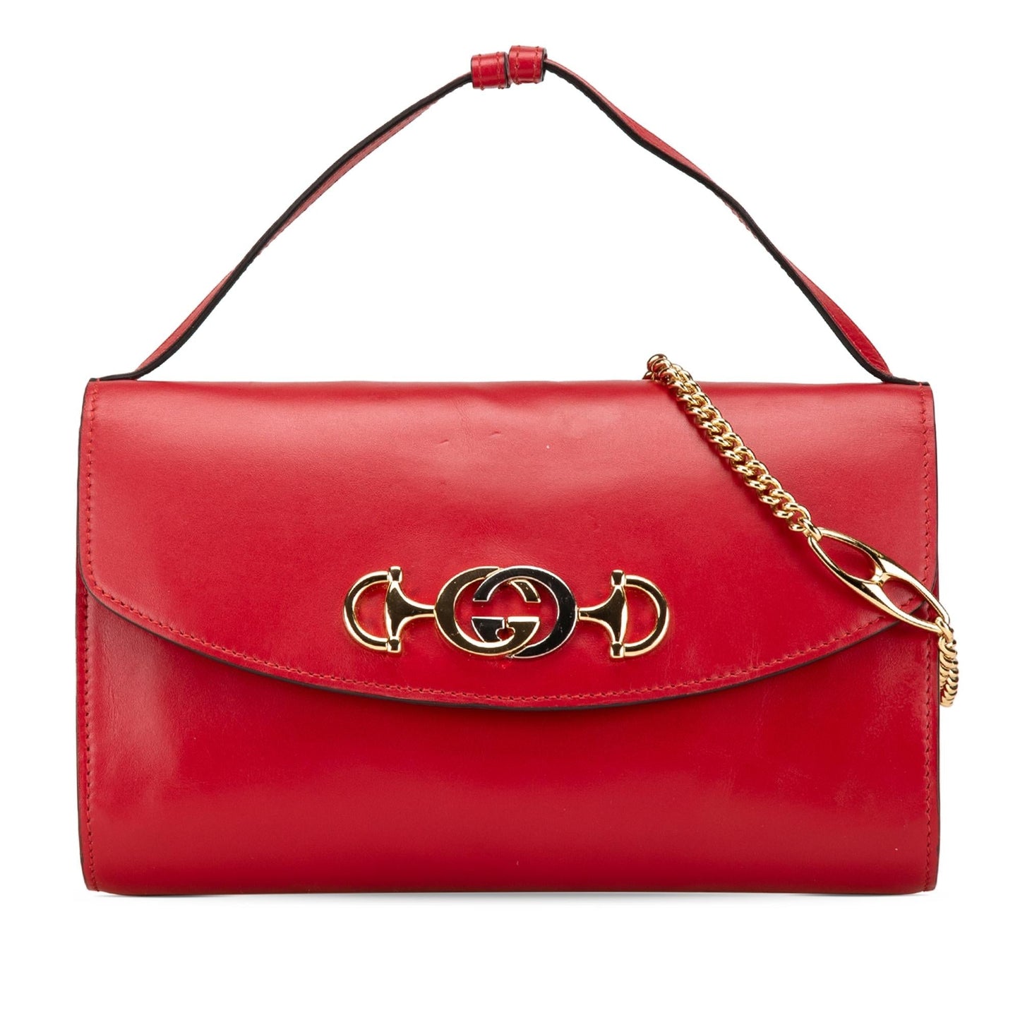 Gucci Zumi Leather Calf Red Small Satchel Bag Satchel 2