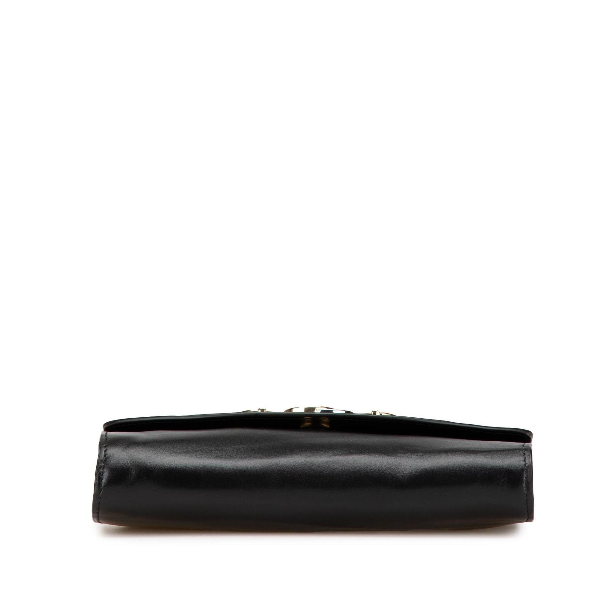 Gucci Zumi Leather Calf Black Small Satchel Bag