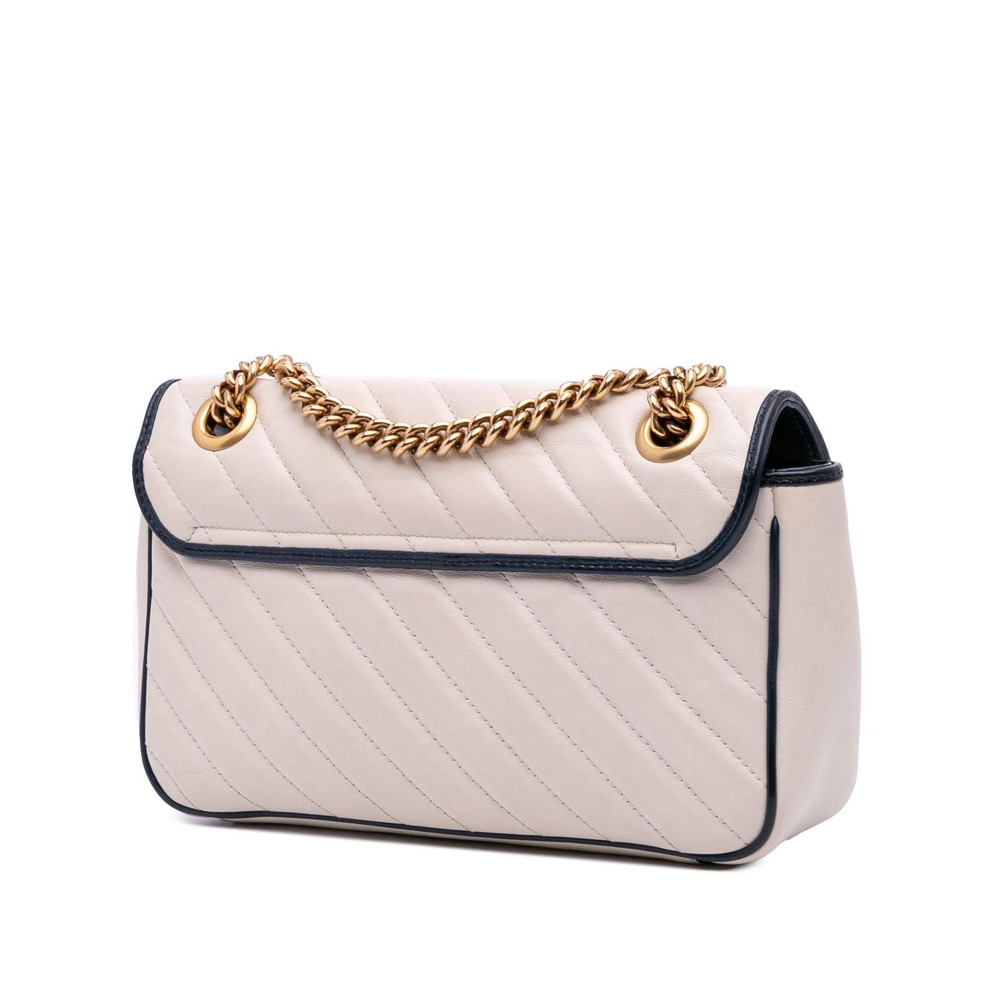 Gucci Torchon GG Marmont Matelasse Leather Small Flap Crossbody Bag