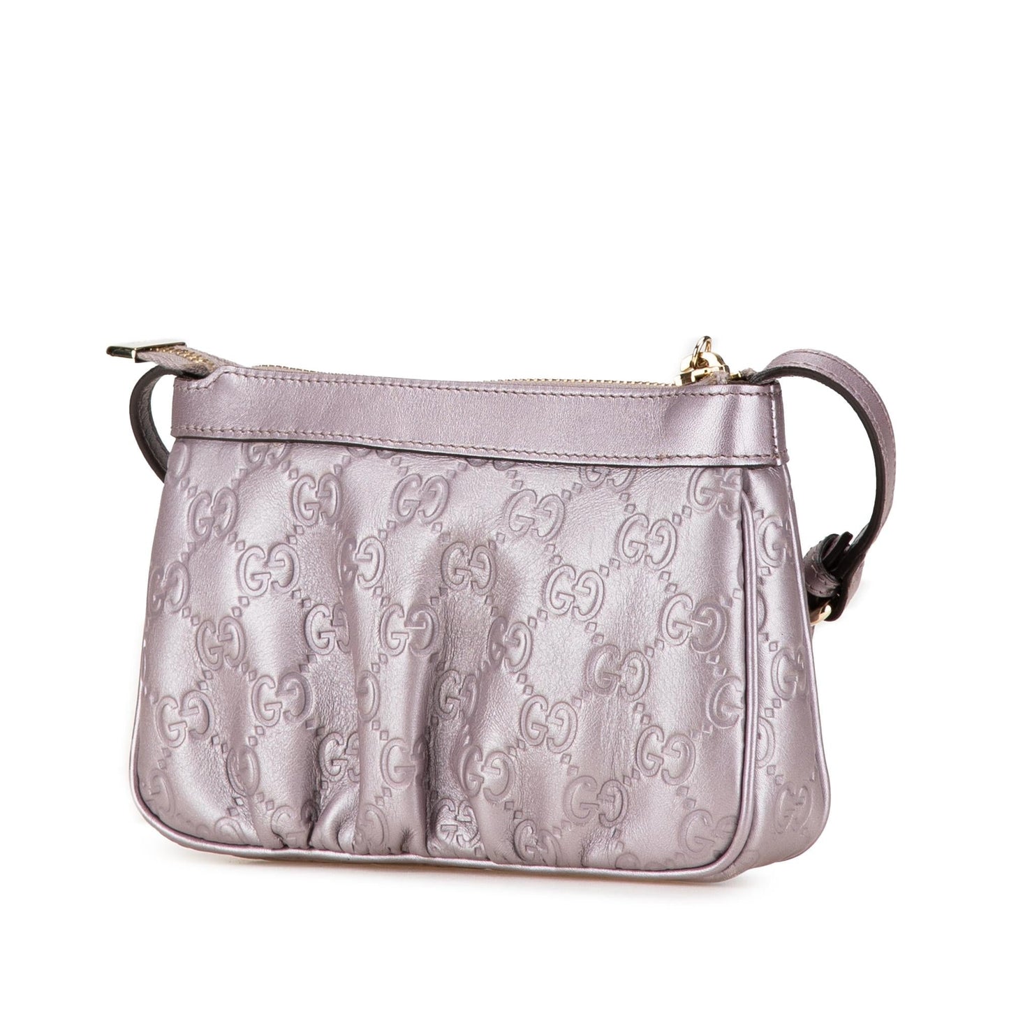 Gucci Metallic Guccissima Lovely Calf Small Crossbody Bag Lovely Crossbody