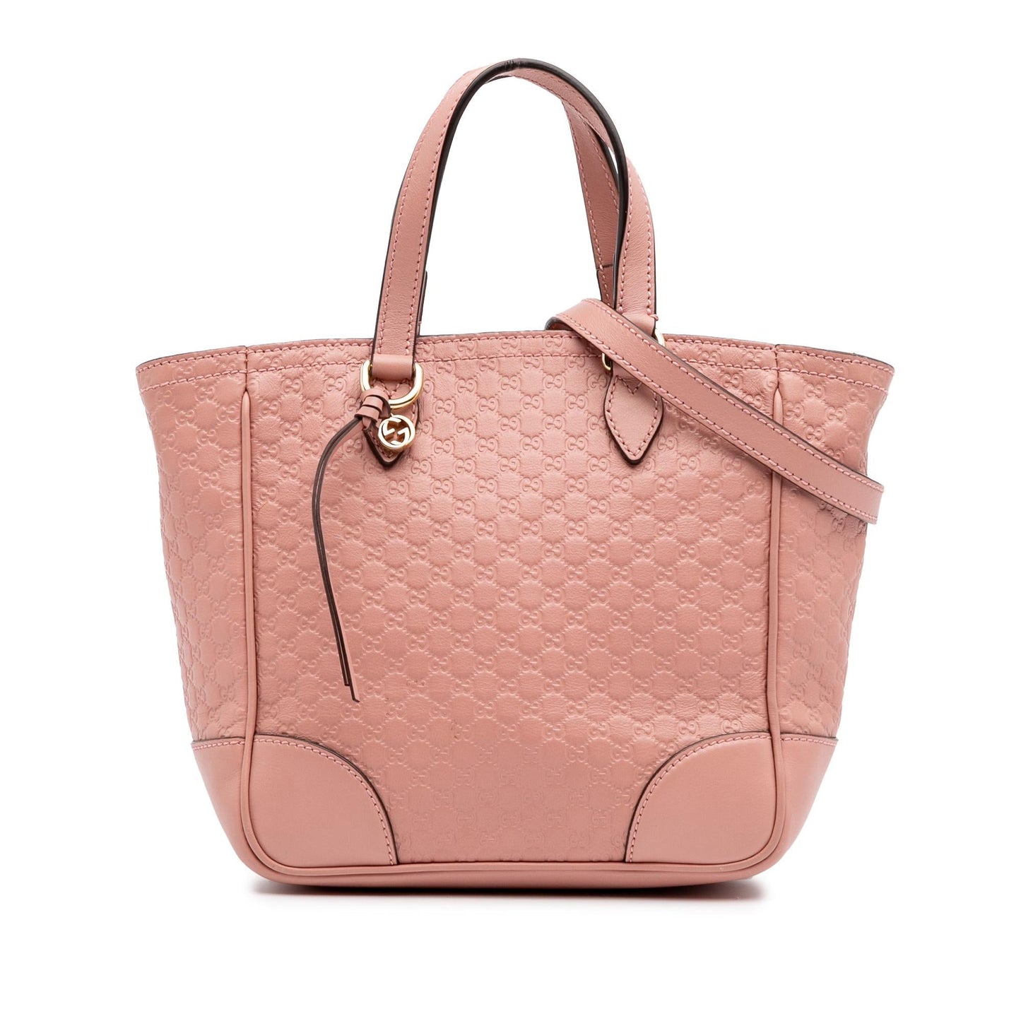 Gucci Microguccissima Bree Calf Pink Small Satchel Bag