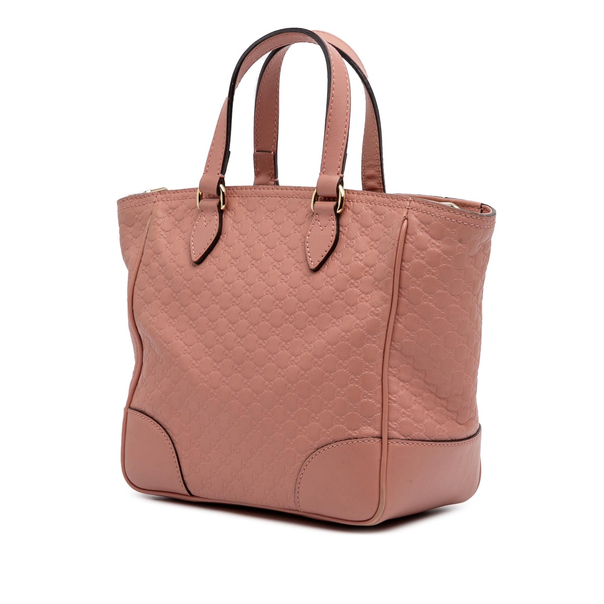 Gucci Microguccissima Bree Calf Pink Small Satchel Bag Satchel 2