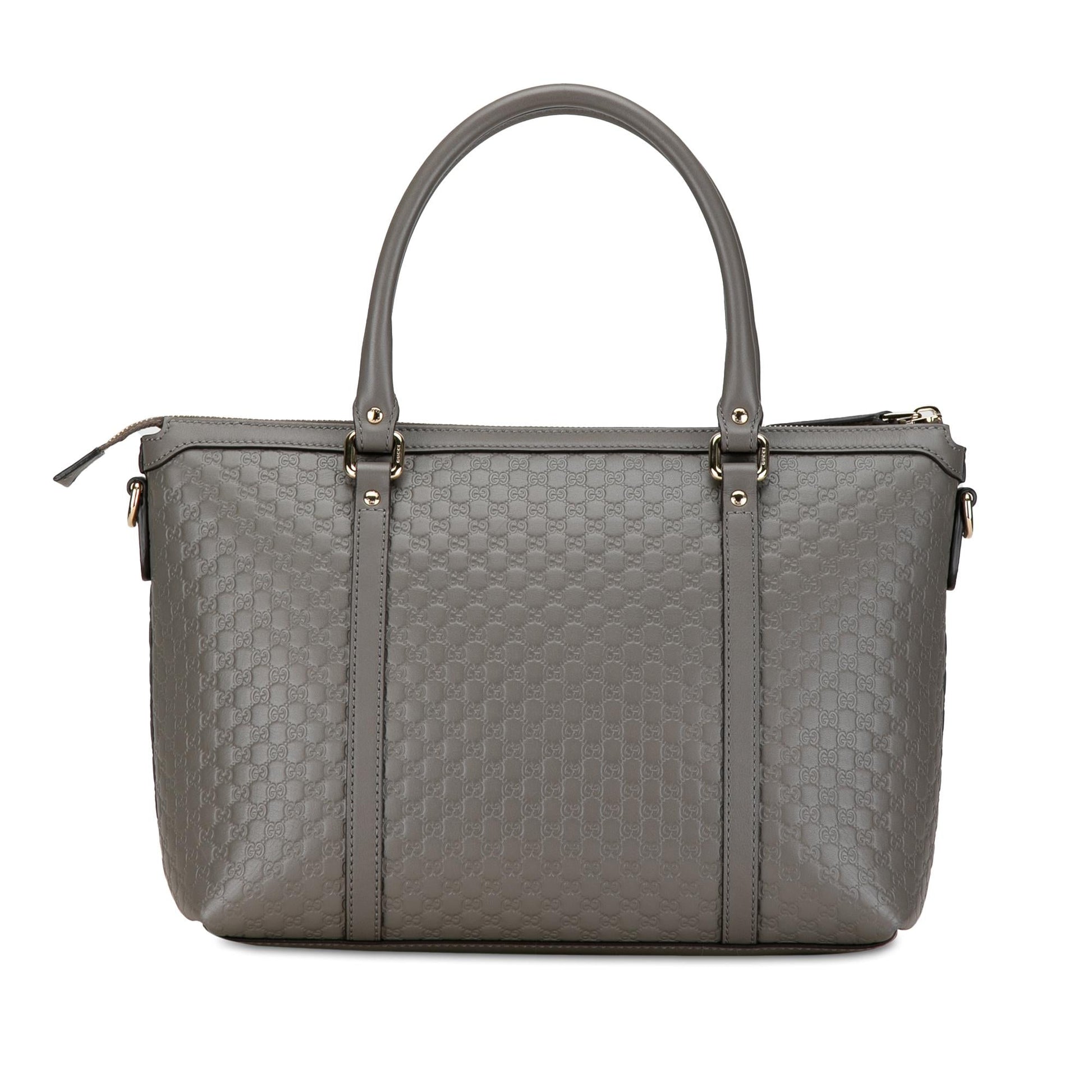 Gucci Microguccissima Joy SHG-Nqs1lg Calf Grey Small Satchel Bag