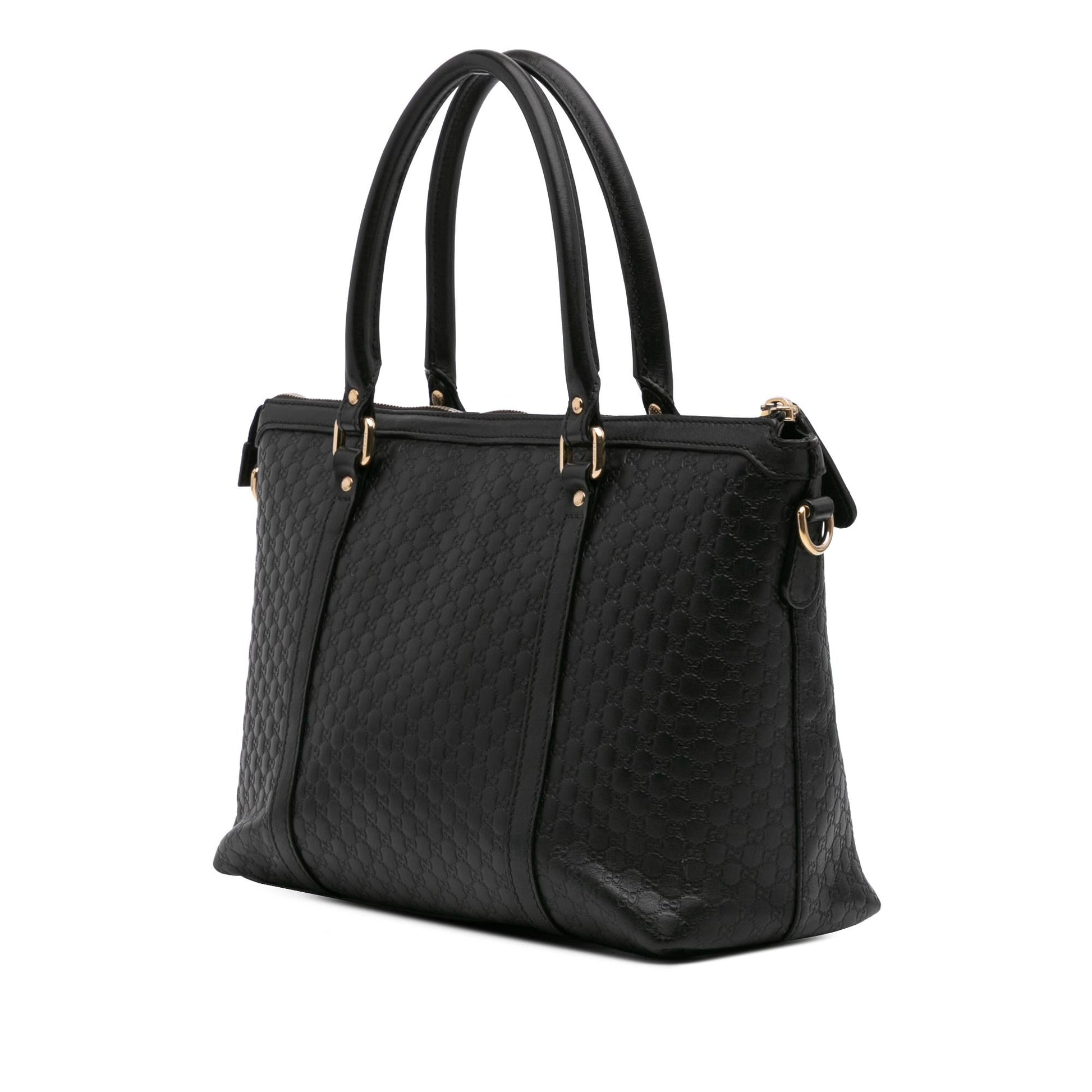 Gucci Microguccissima Joy Calf Black Small Satchel Bag