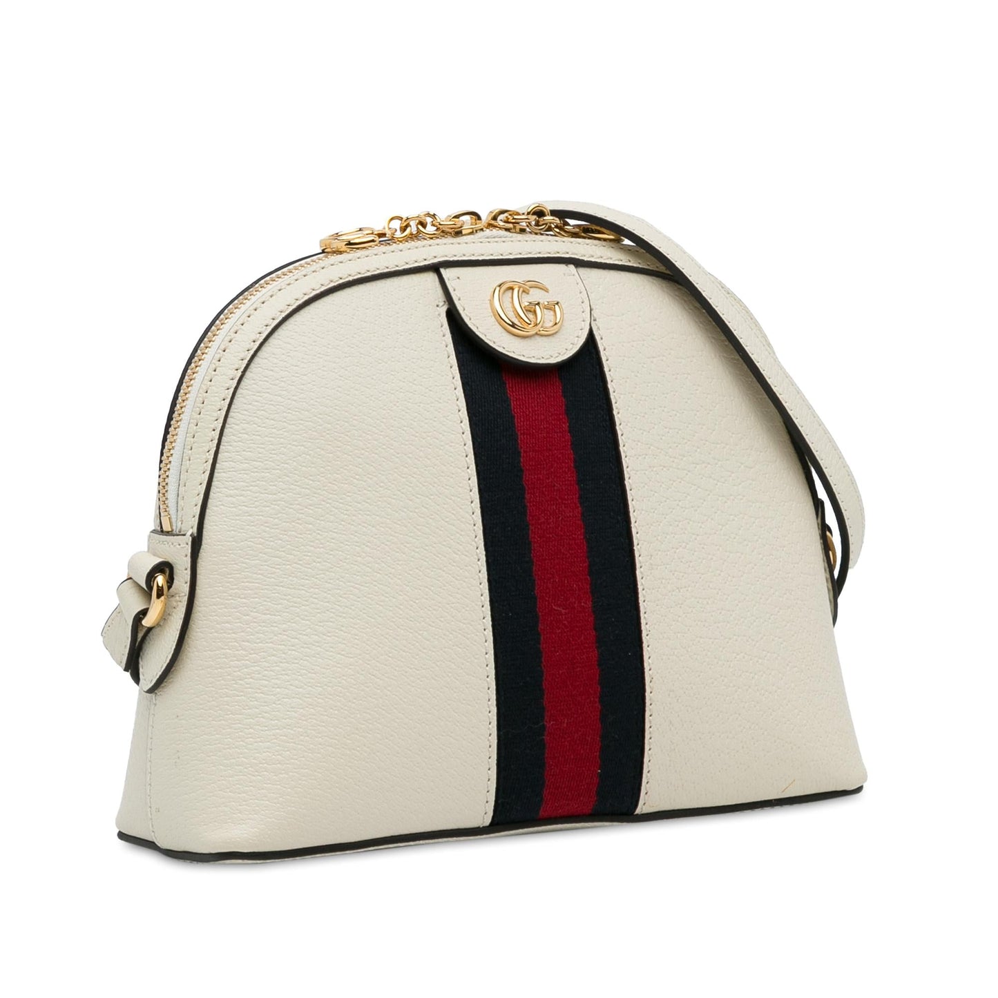 Gucci Ophidia Dome SHG-856yHS Calf White Small Crossbody Bag