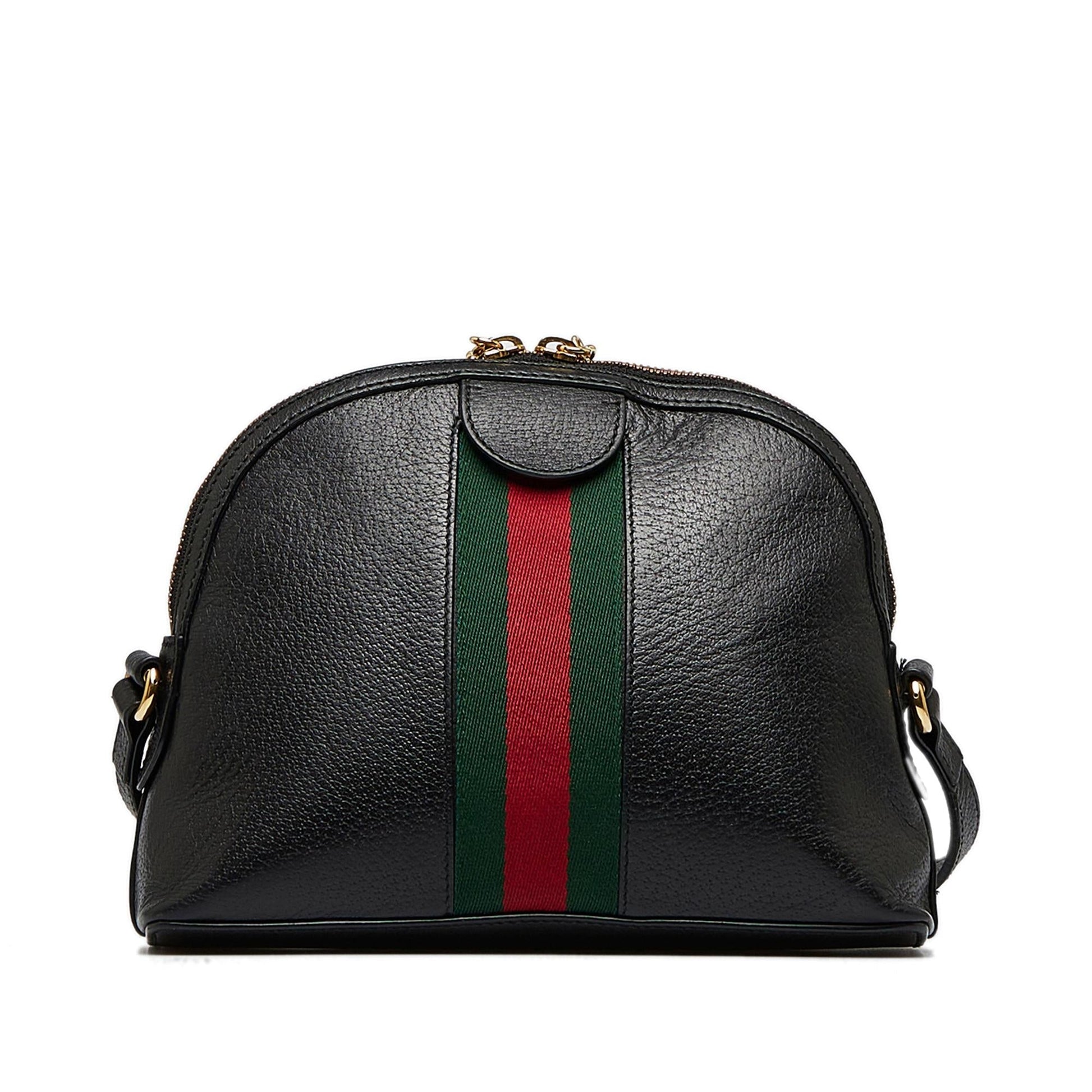 Gucci Ophidia Dome SHG-kCuYew Calf Black Small Crossbody Bag