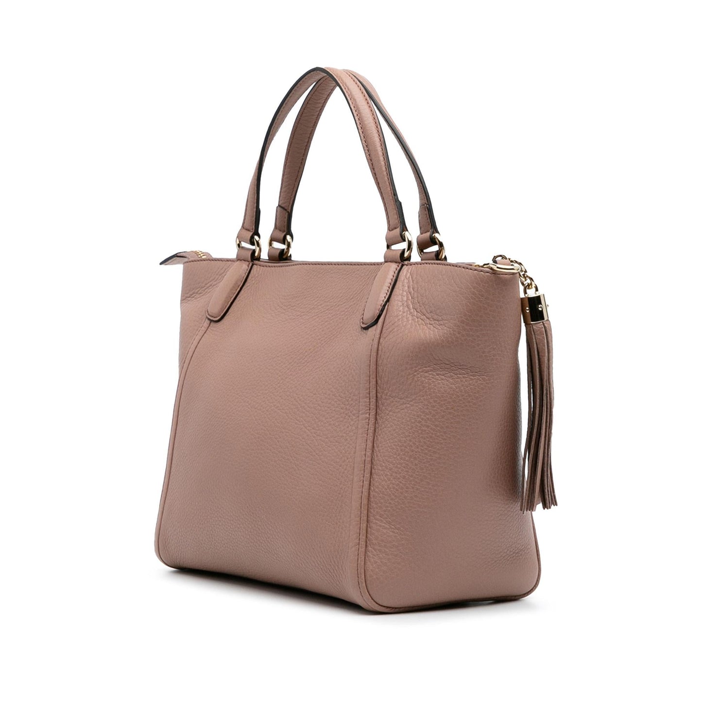 Gucci Pebbled Soho Cellarius Leather Calf Pink Small Satchel Bag