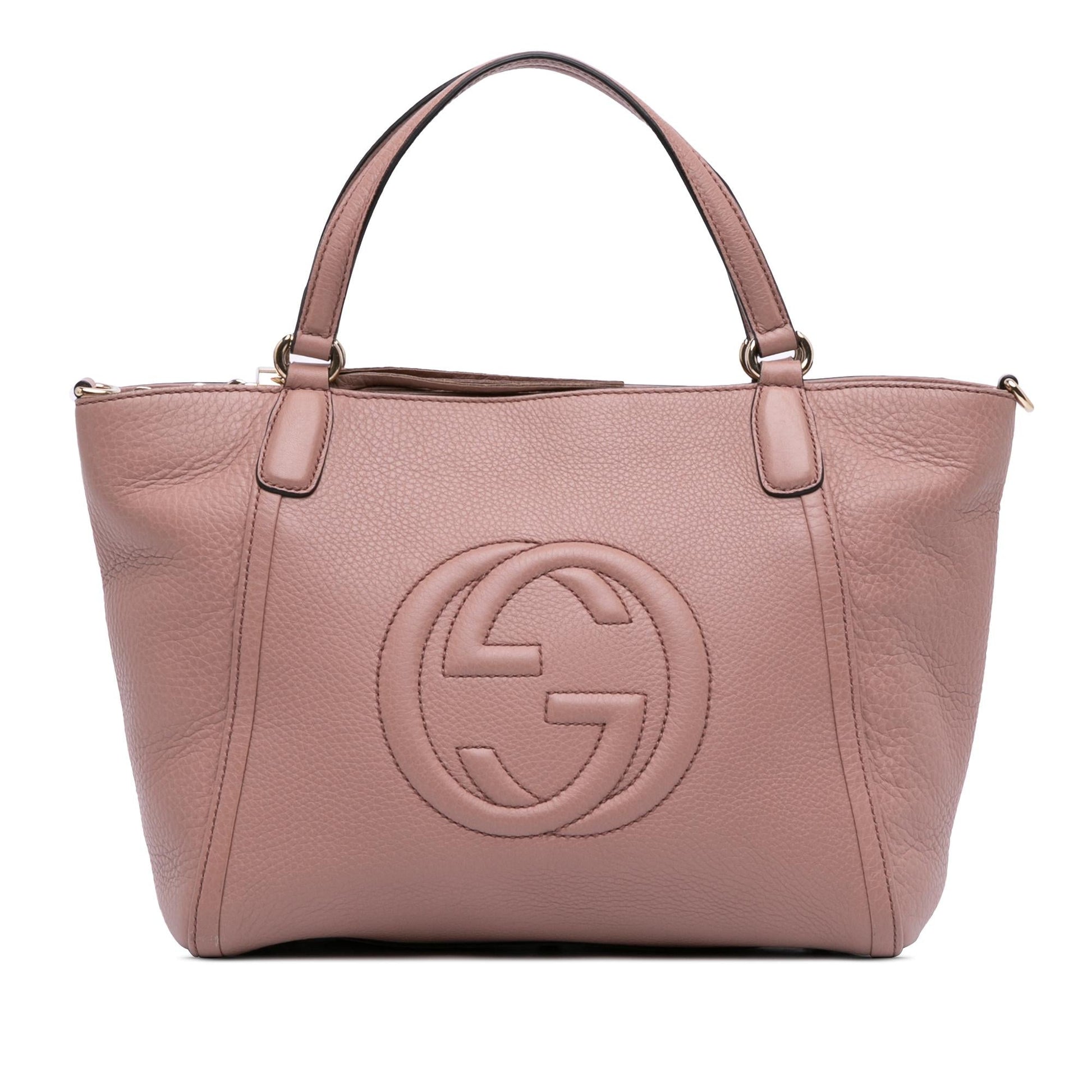 Gucci Pebbled Soho Cellarius Leather Small Travel Bag