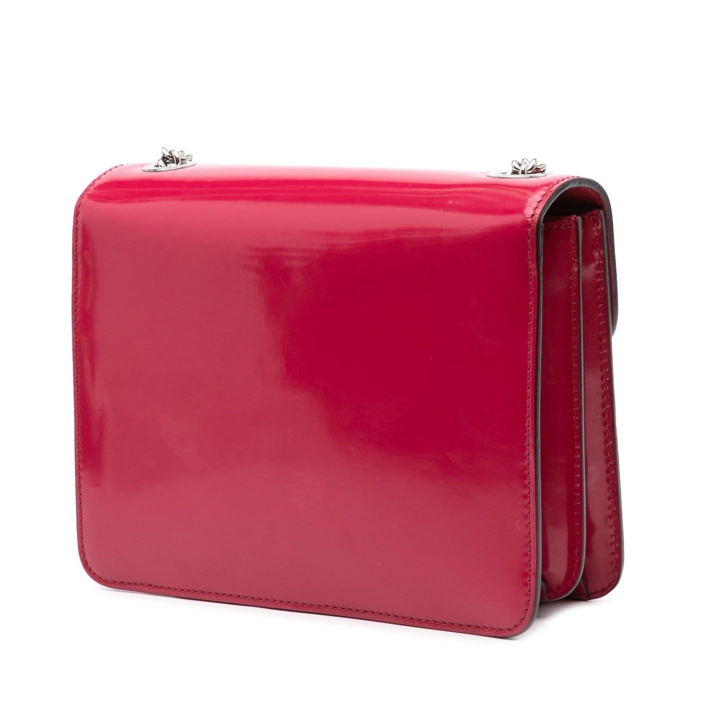 Gucci Polished Interlocking G Dollar Calf Calfskin Red Small Crossbody Bag Crossbody 3