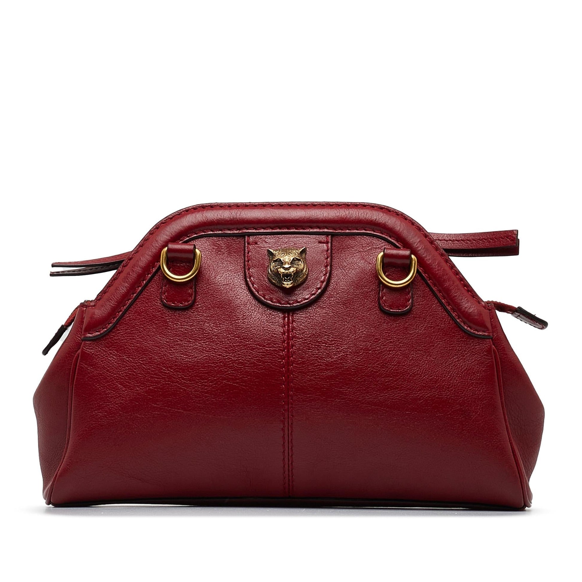 Gucci Re belle SHG-kxXrrO Calf Red Small Crossbody Bag