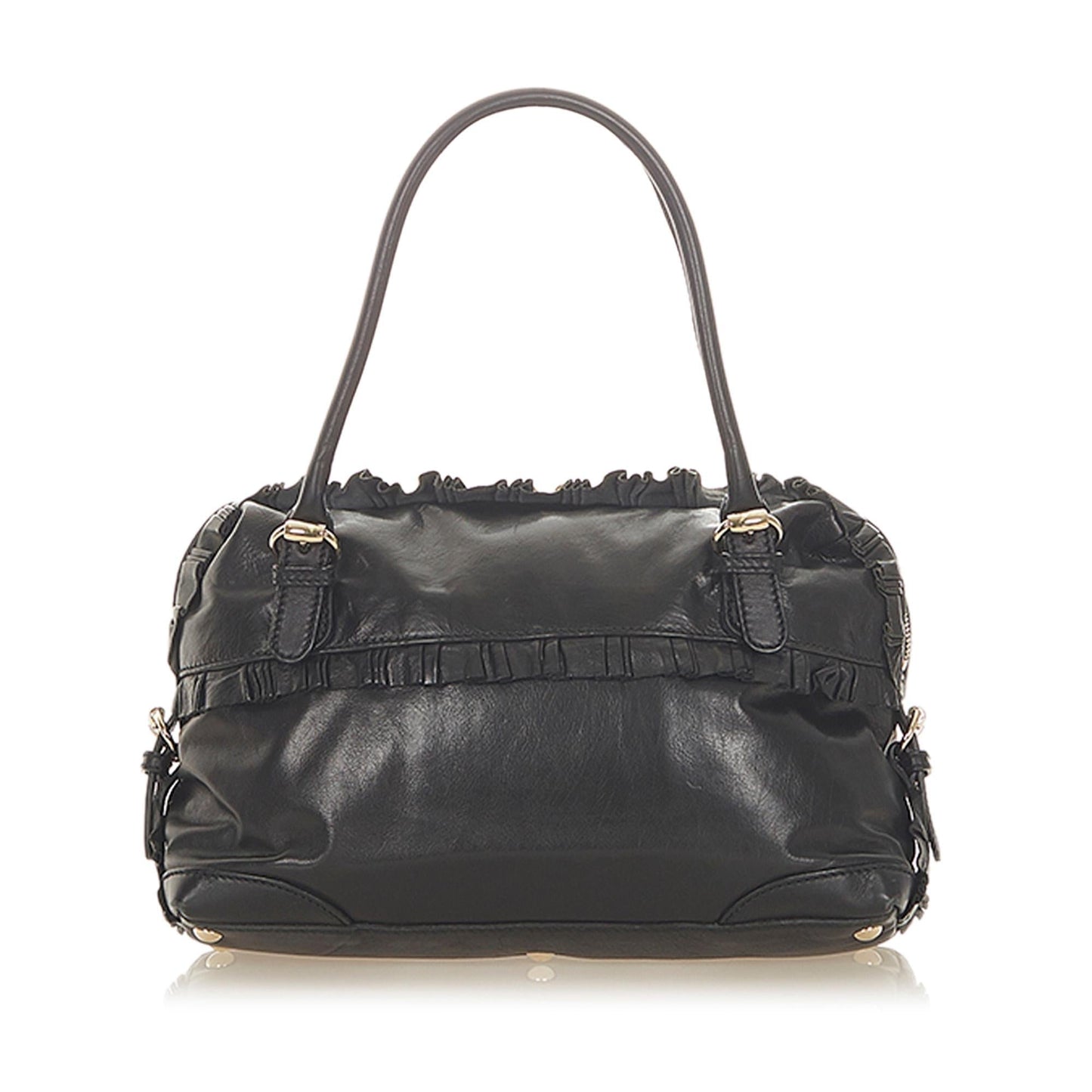 Gucci Sabrina SHG Leather Calf Black Small Satchel Bag