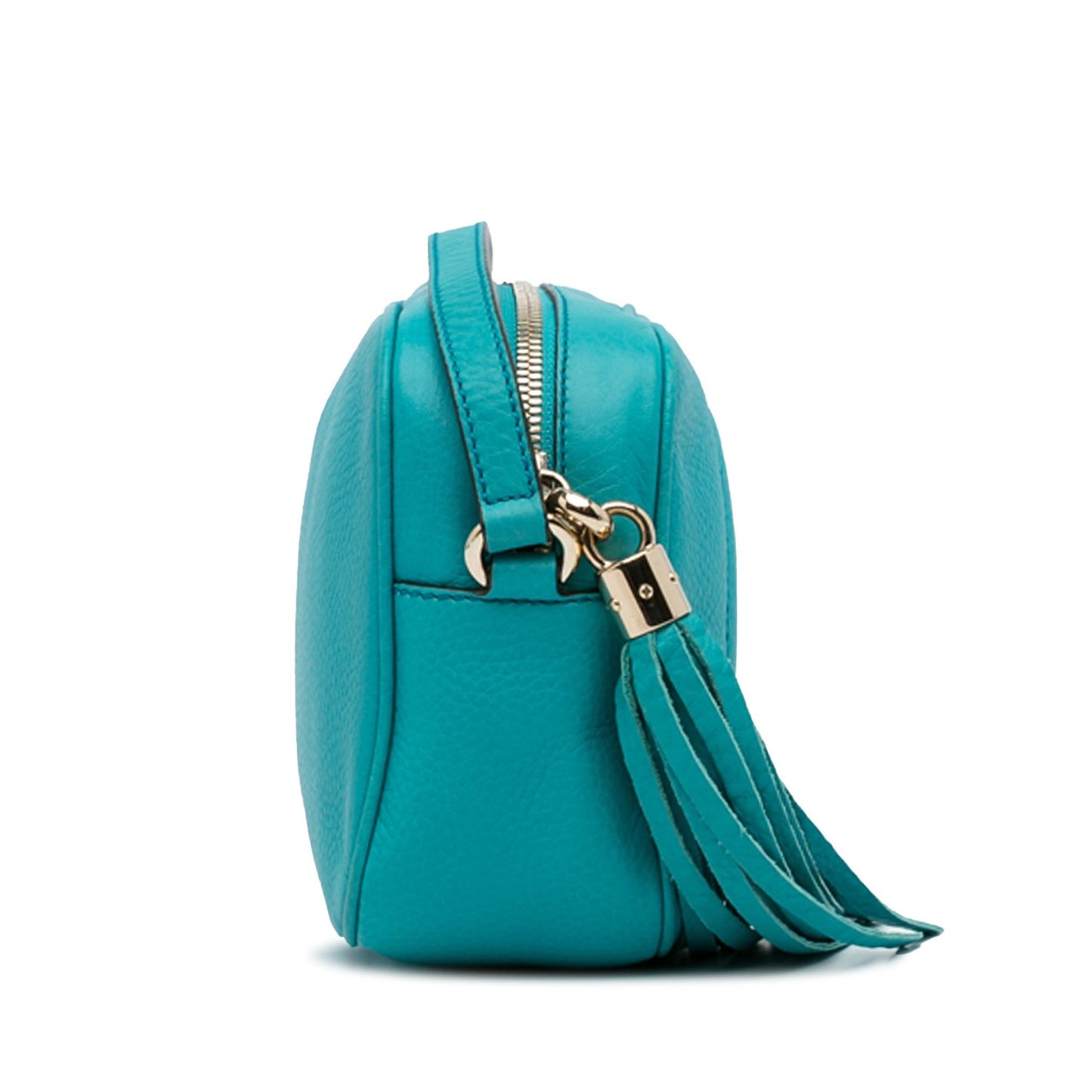 Gucci Soho Disco SHG-52tYVn Calf Blue Small Crossbody Bag