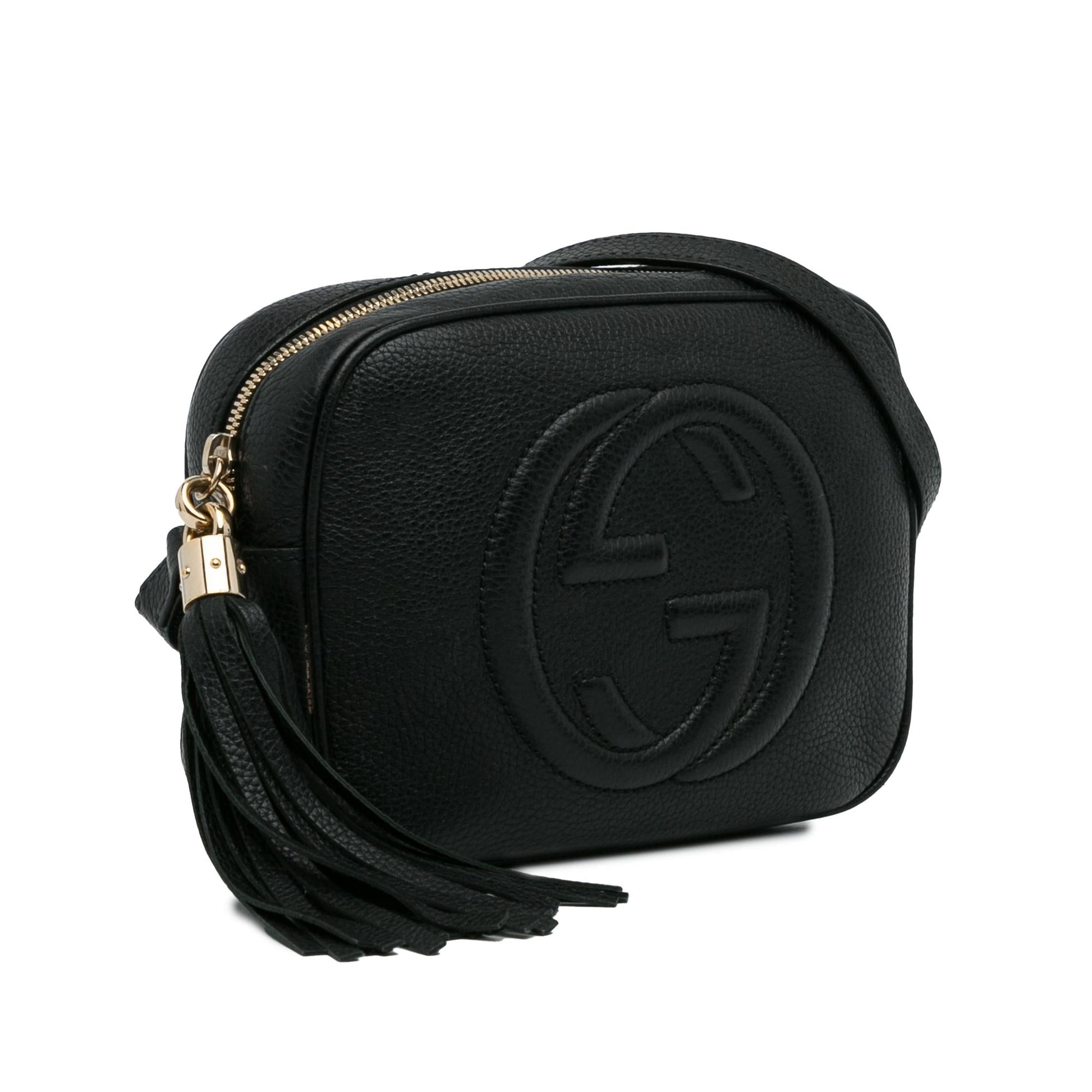 Gucci Soho Disco SHG-EPi8jH Calf Black Small Crossbody Bag