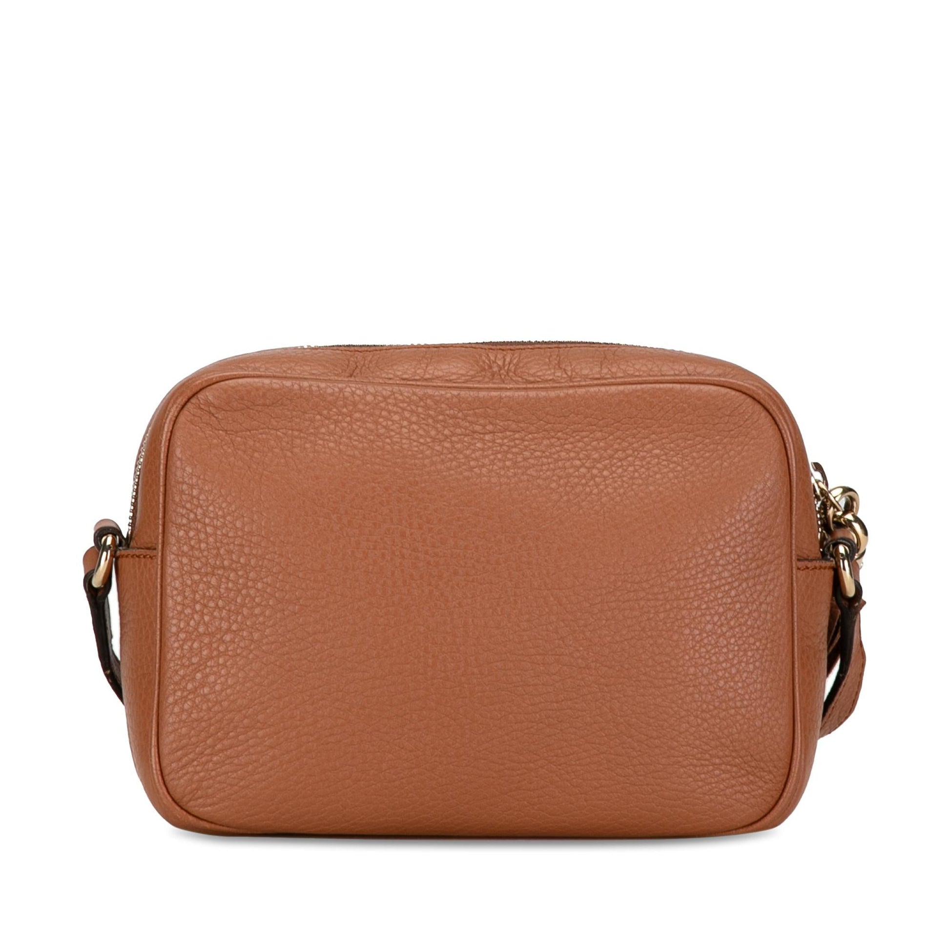 Gucci Soho Disco SHG-3sYi11 Calf Brown Small Crossbody Bag