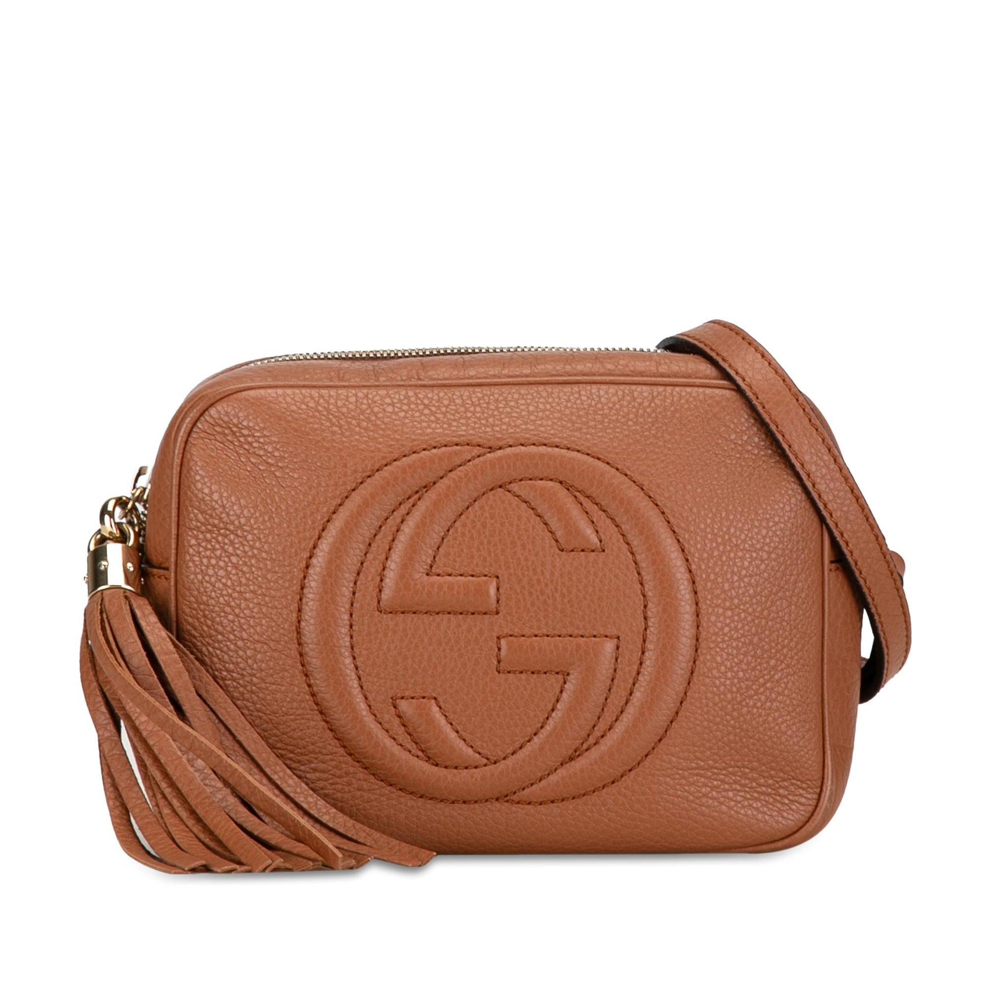 Gucci Soho Disco SHG-3sYi11 Calf Brown Small Crossbody Bag