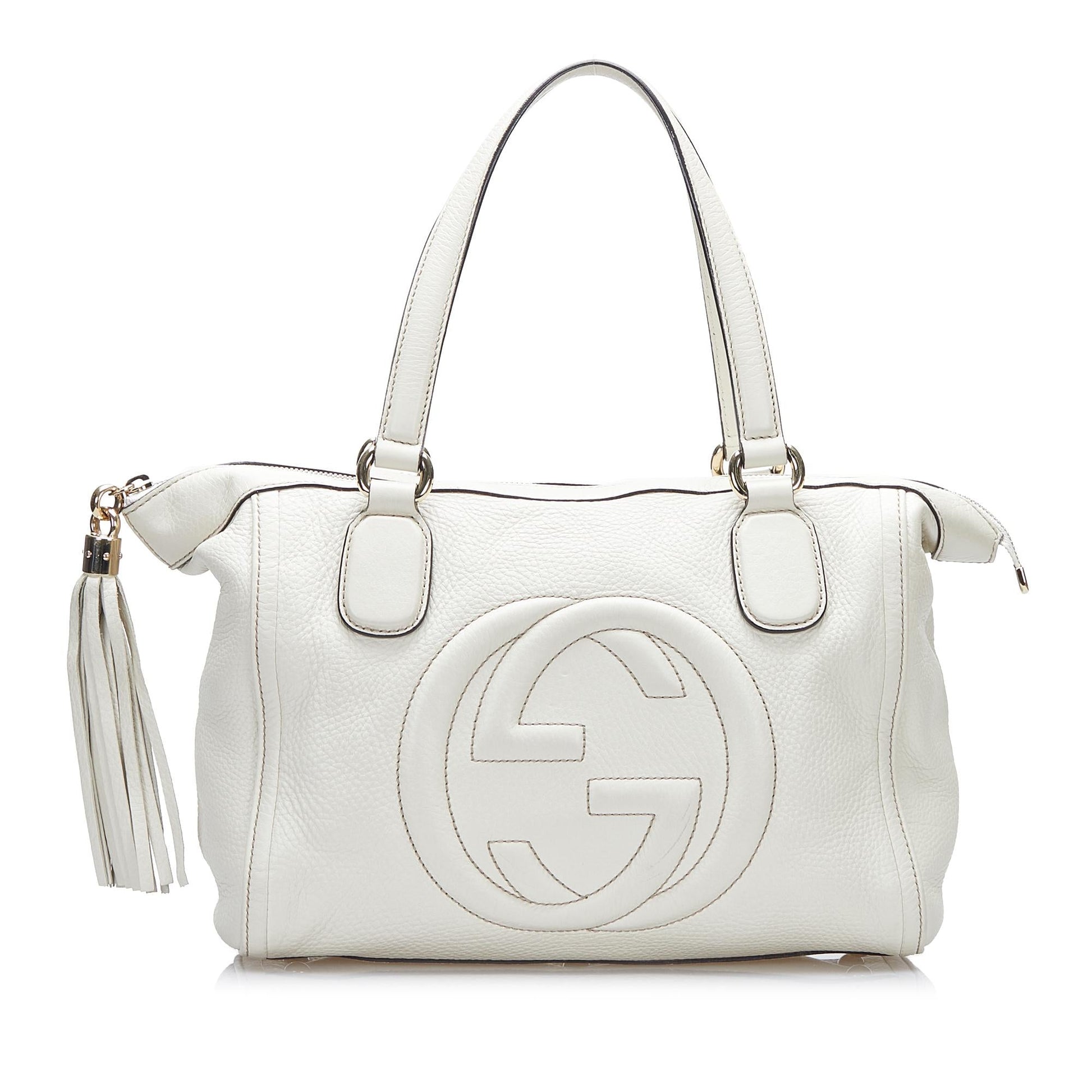 Gucci Soho SHG-MOCrvQ Calf White Small Satchel Bag