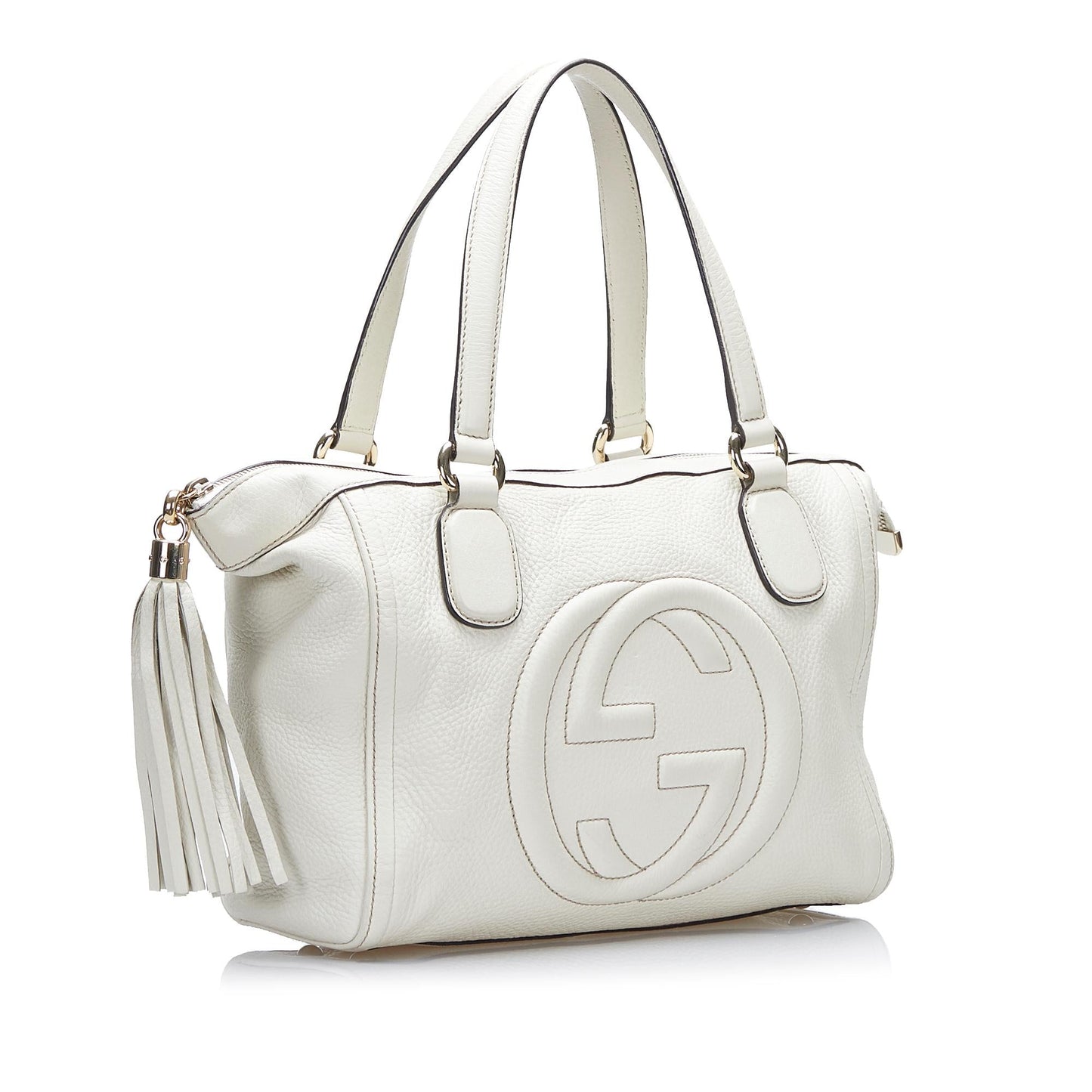 Gucci Soho SHG-MOCrvQ Calf White Small Satchel Bag