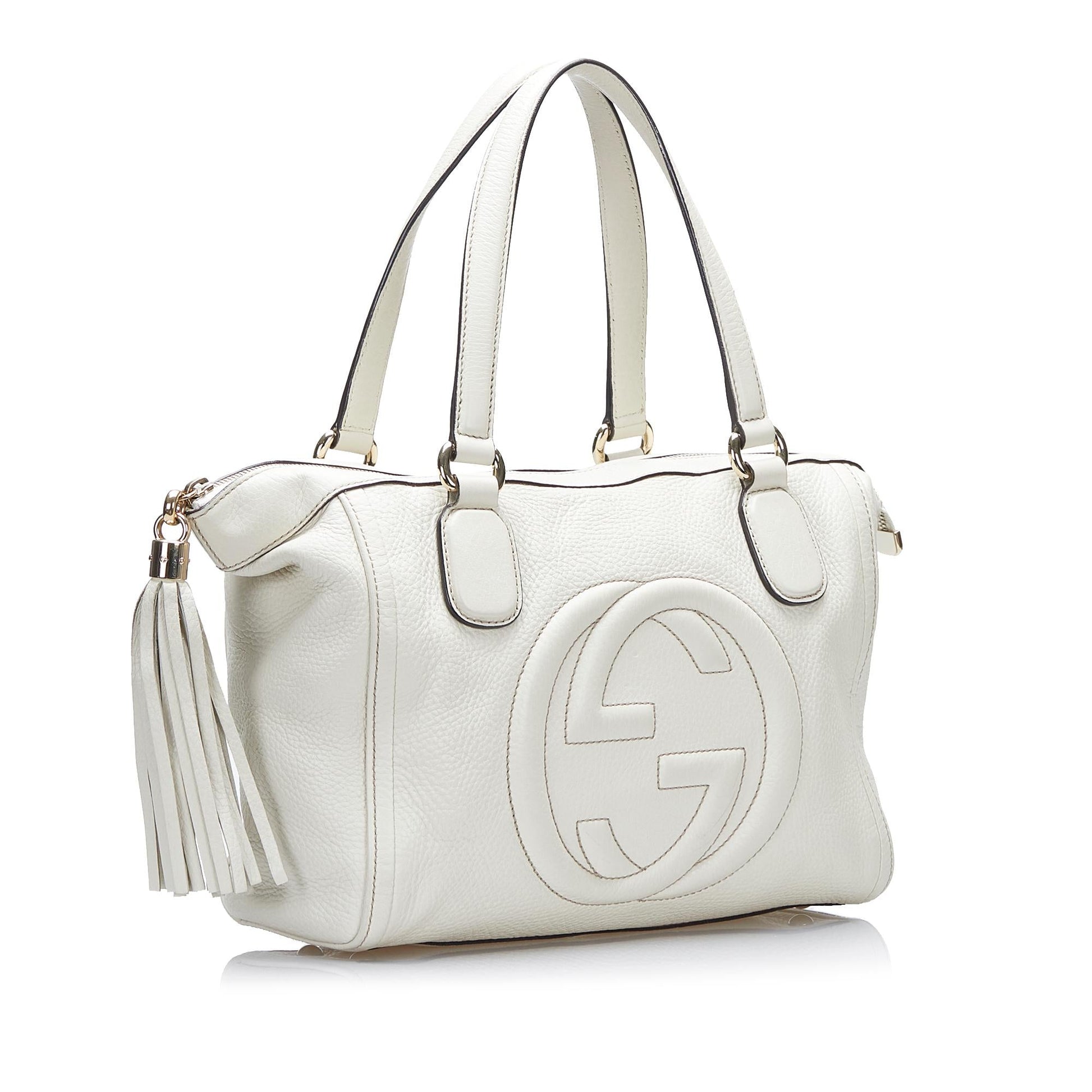 Gucci Soho SHG-MOCrvQ Calf White Small Satchel Bag