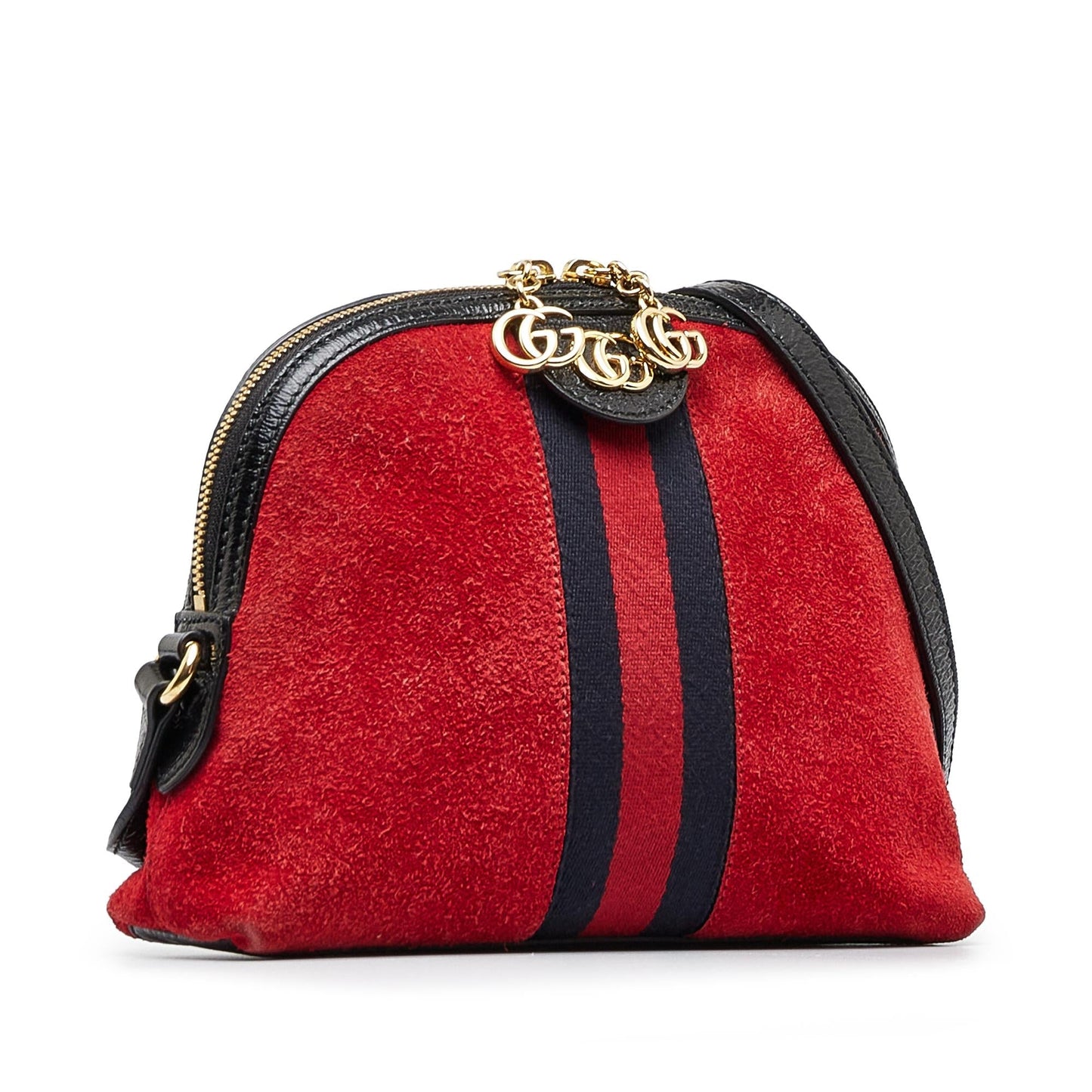 Gucci Ophidia SHG-WUpawl Suede Calf Red Small Crossbody Bag