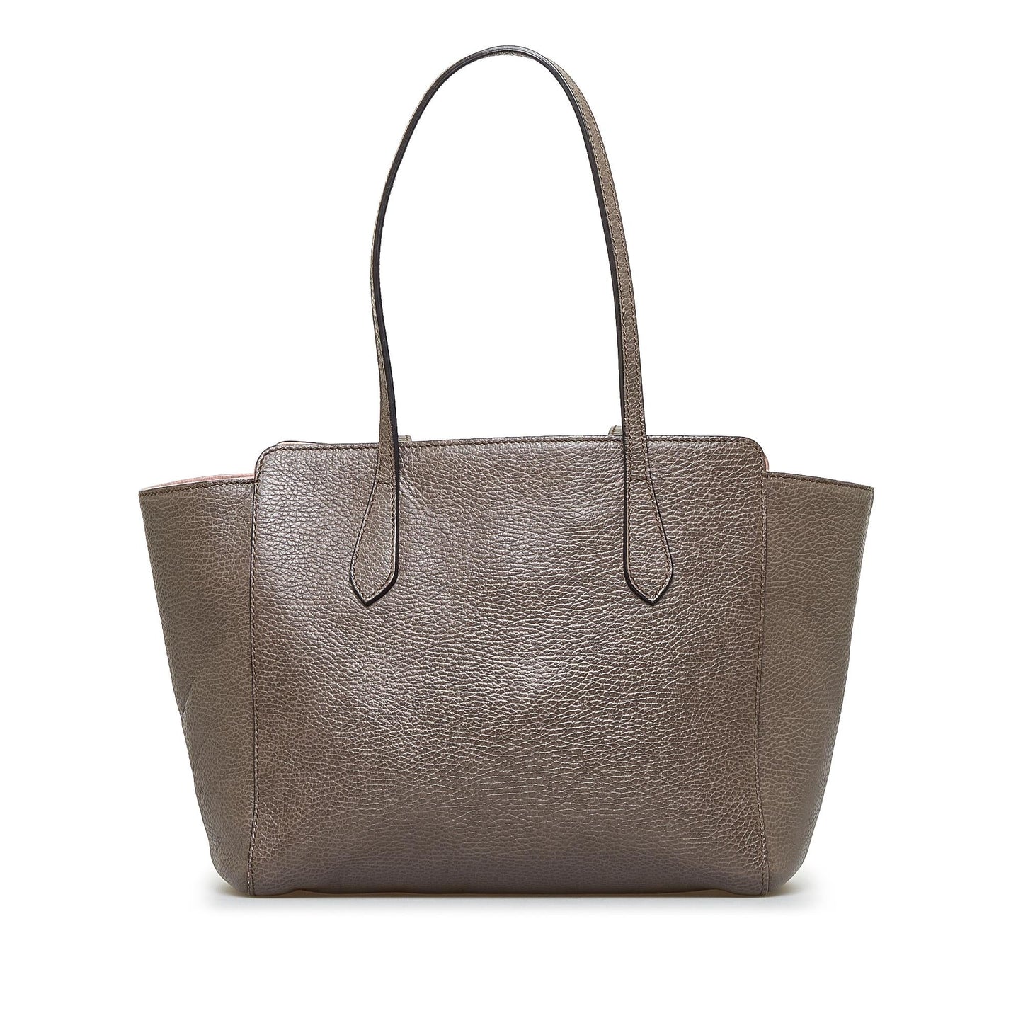 Gucci Swing SHG-yyh8Xq Calf Grey Small Tote Bag