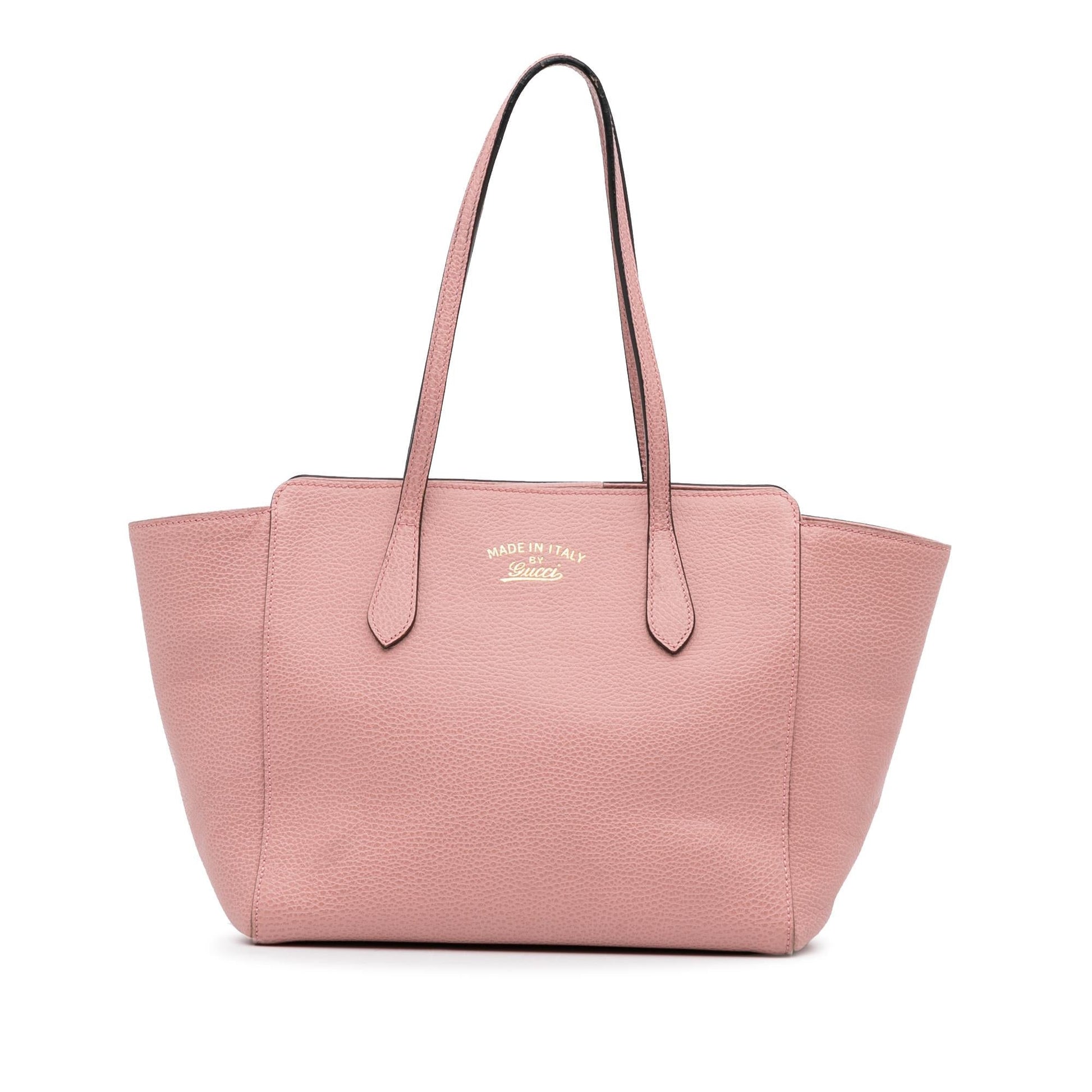Gucci Swing SHG-BF6u3f Calf Pink Small Tote Bag