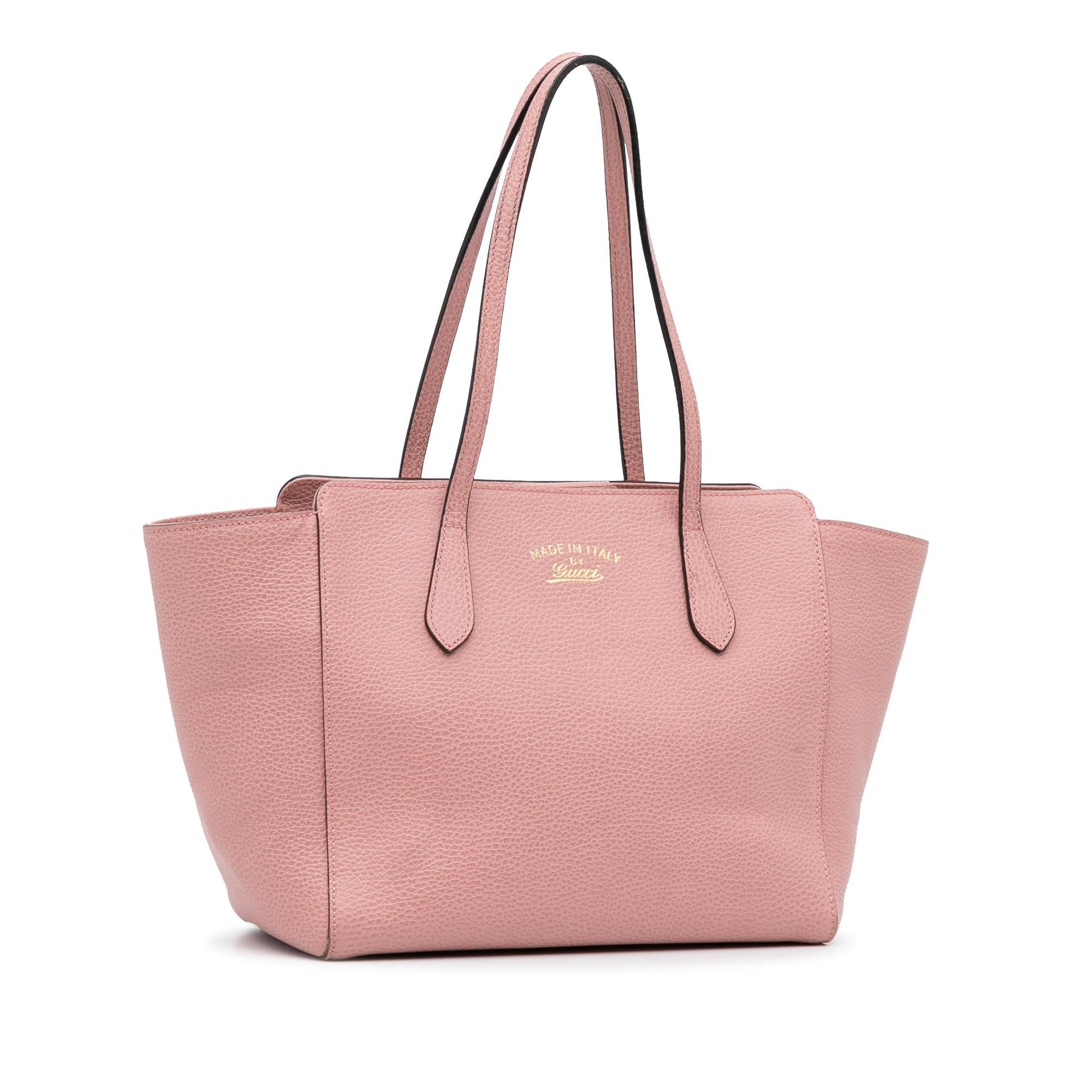 Gucci Swing SHG-BF6u3f Calf Pink Small Tote Bag