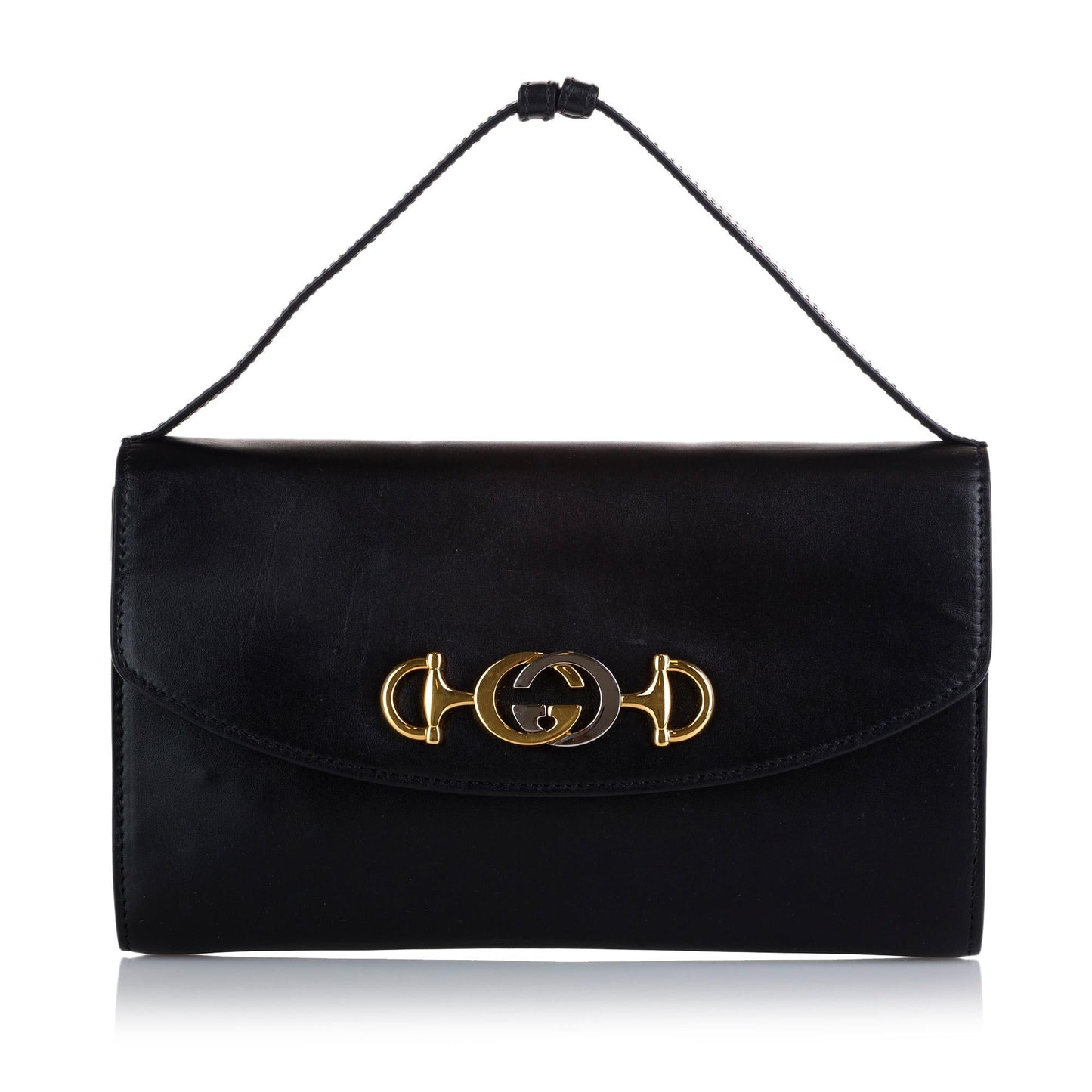 Gucci Zumi SHG Calf Black Small Satchel Bag