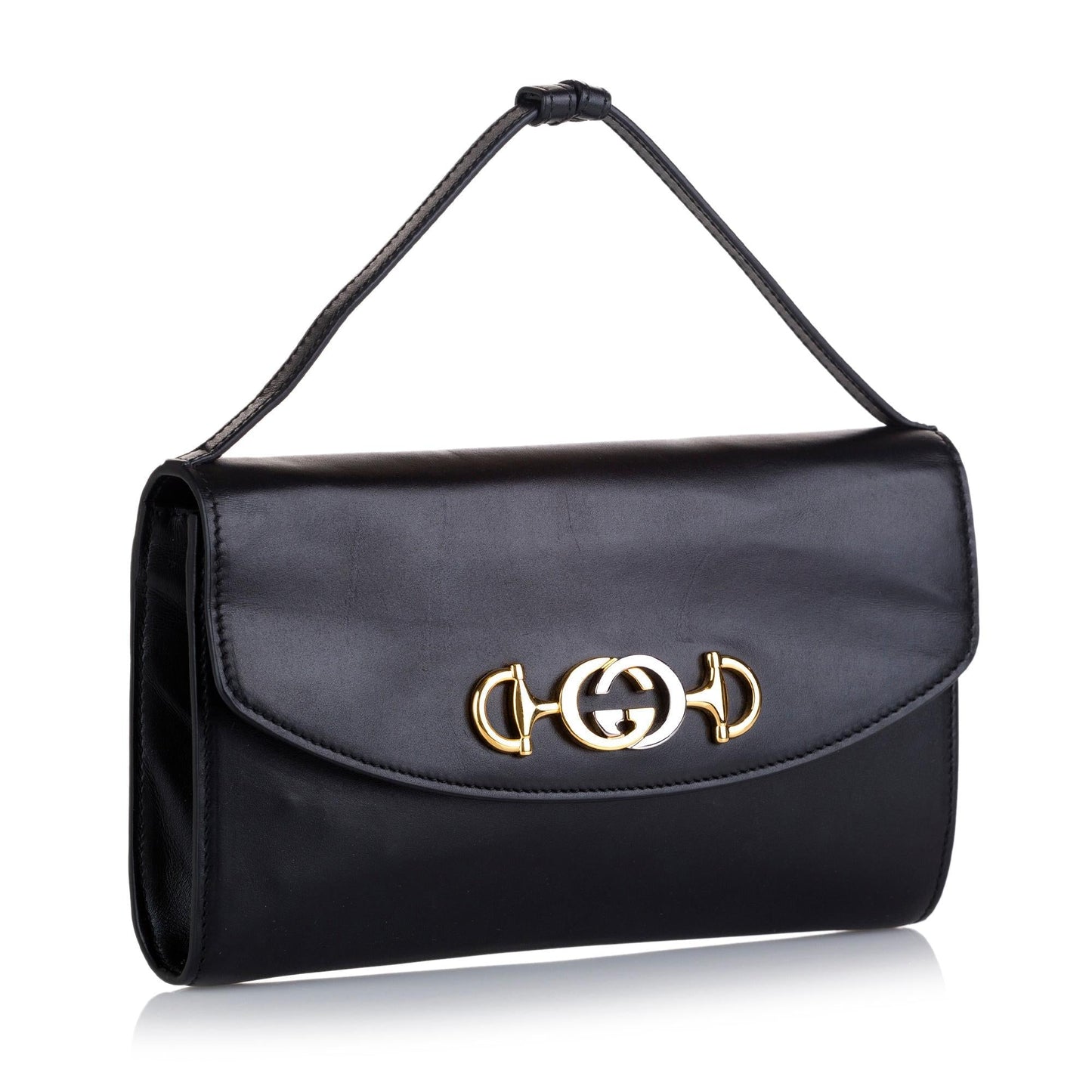 Gucci Zumi SHG Calf Black Small Satchel Bag