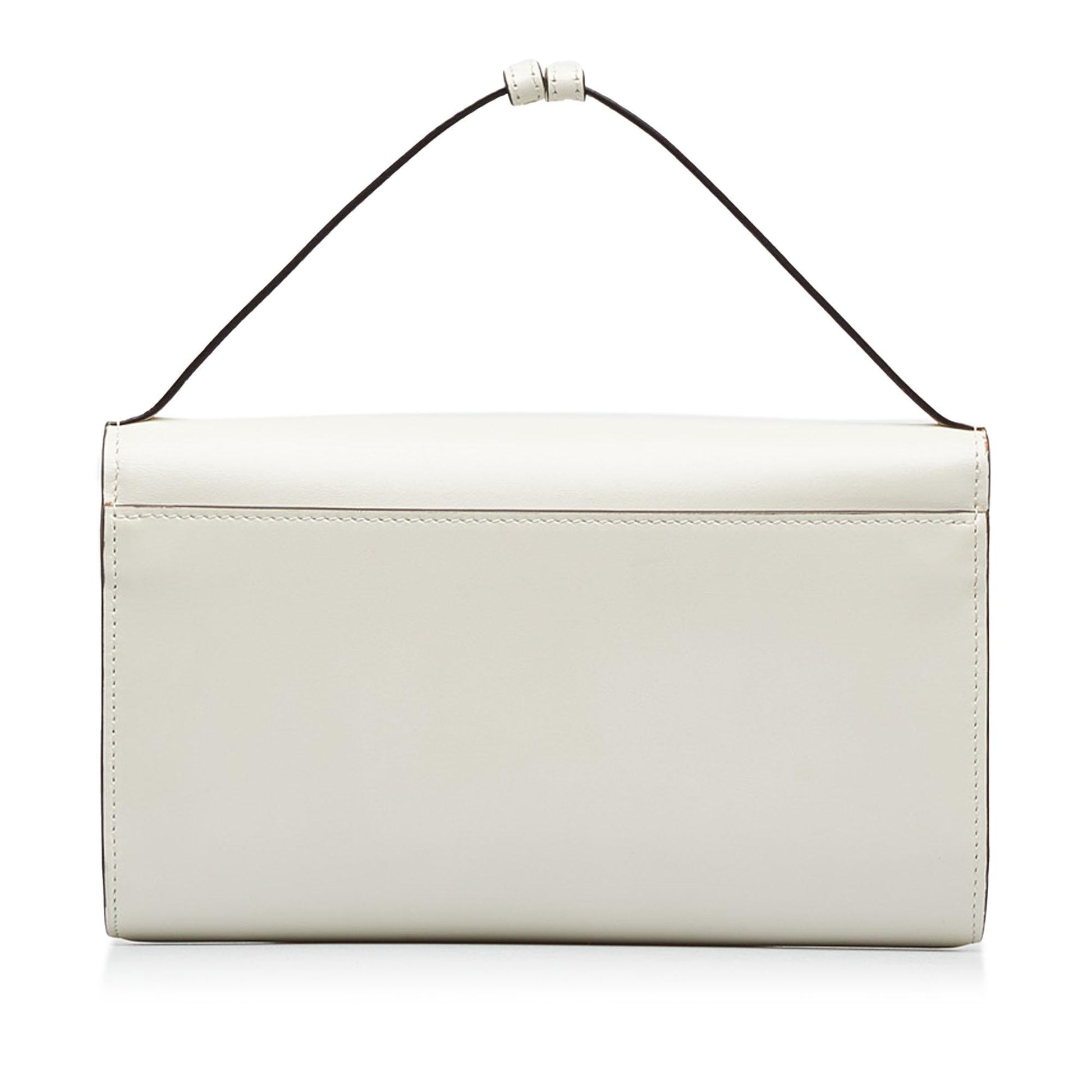 Gucci Zumi SHG-722cVu Calf White Small Satchel Bag