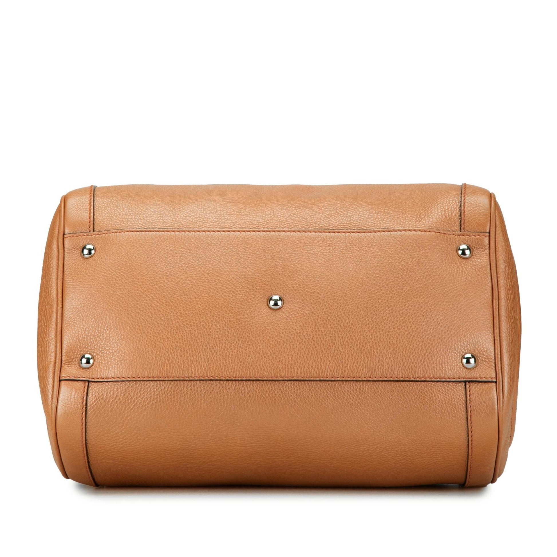 Gucci Soho Boston SHG-yBwfFF Calf Brown Satchel Bag