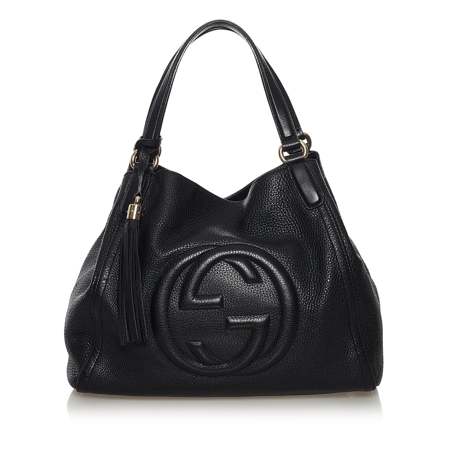 Gucci Soho Cellarius SHG Leather Calf Black Tote Bag
