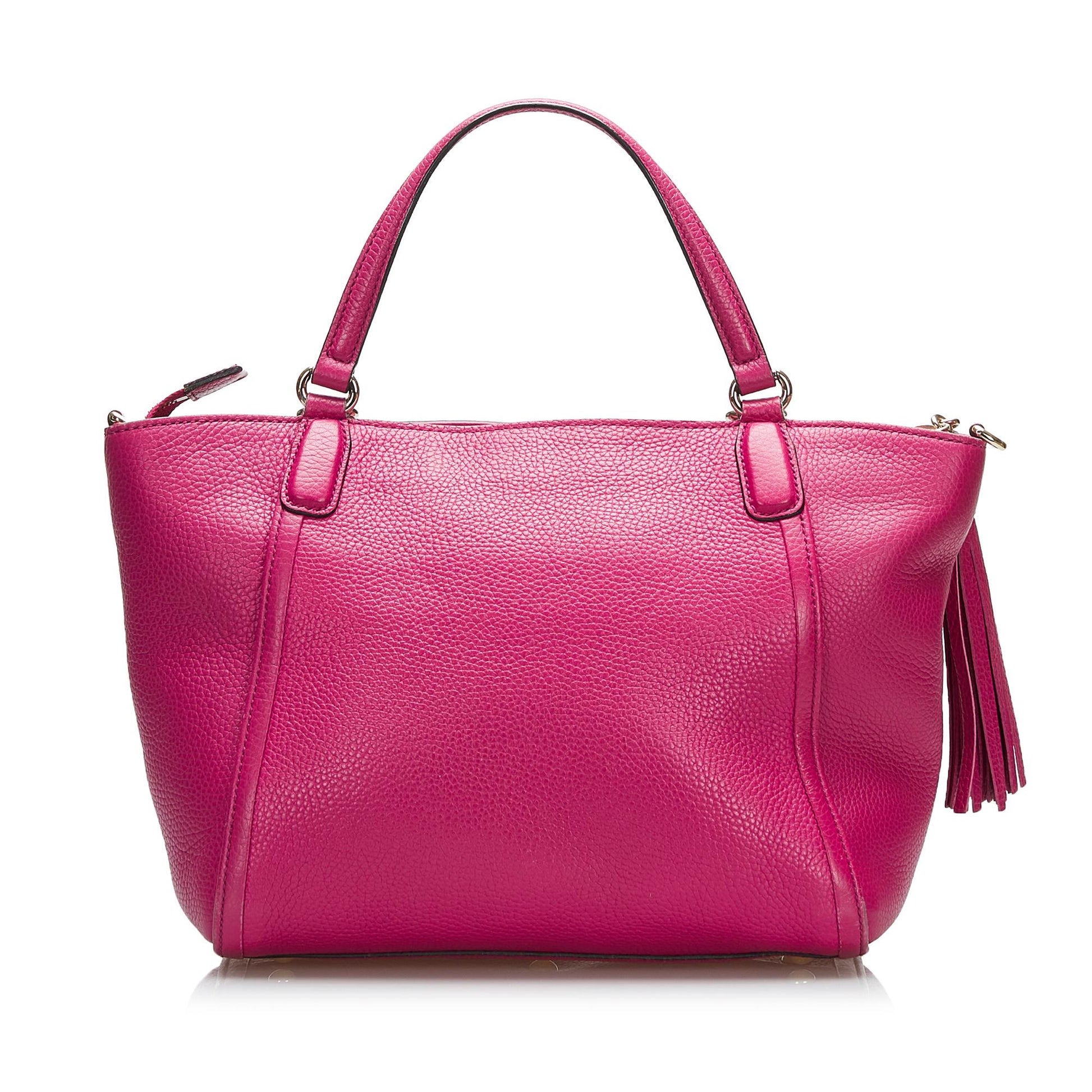 Gucci Soho Cellarius SHG-o4CpkQ Calf Pink Satchel Bag