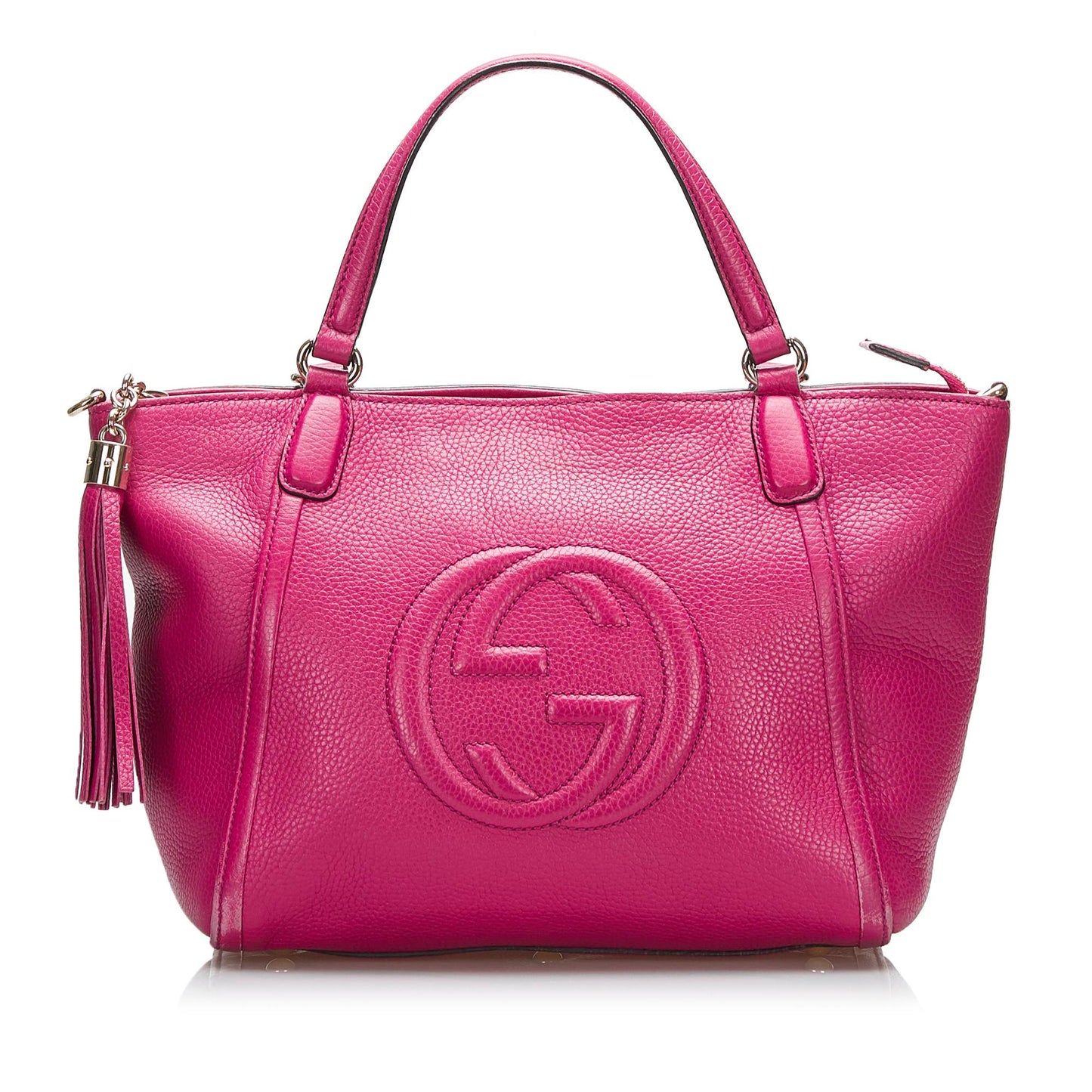 Gucci Soho Cellarius SHG-o4CpkQ Calf Pink Satchel Bag