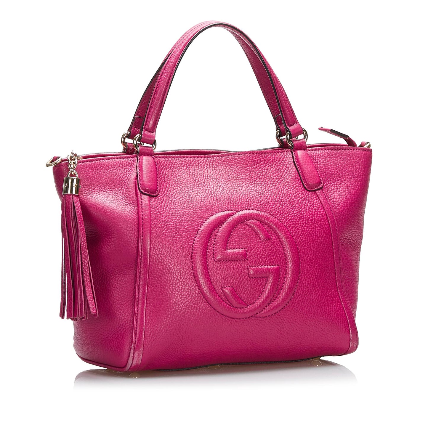 Gucci Soho Cellarius SHG-o4CpkQ Calf Pink Satchel Bag