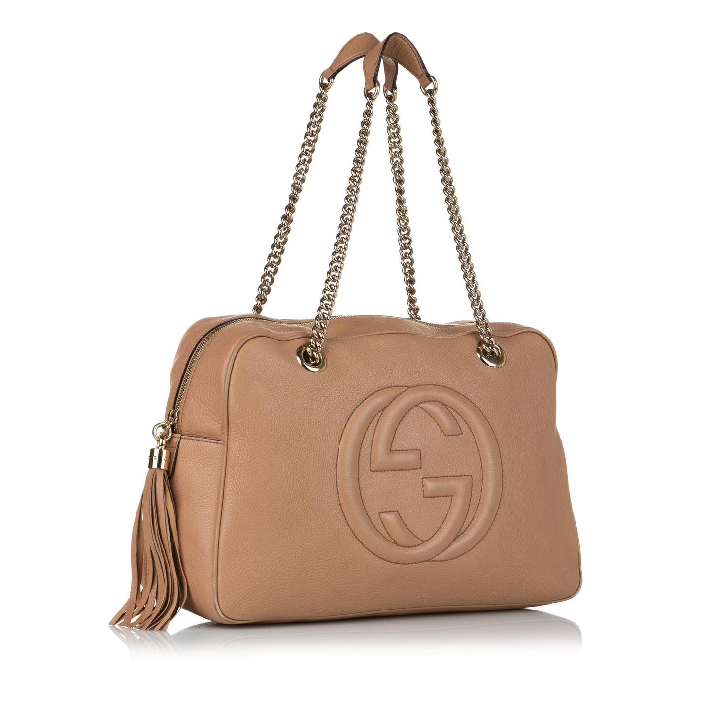 Gucci Soho SHG Calf Brown Chain Shoulder Bag