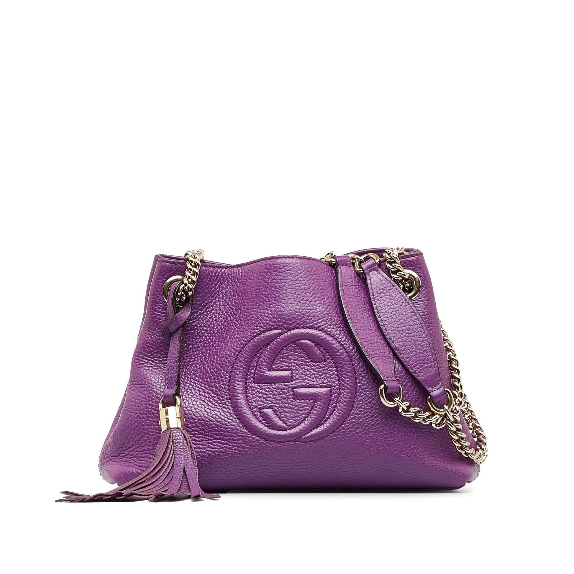 Gucci Soho SHG-Gmj2ym Calf Chain Tote Bag