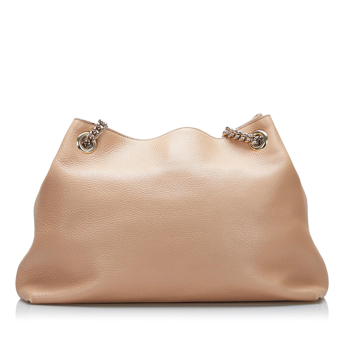 Gucci Soho SHG-zHfJcp Calf Brown Chain Tote Bag