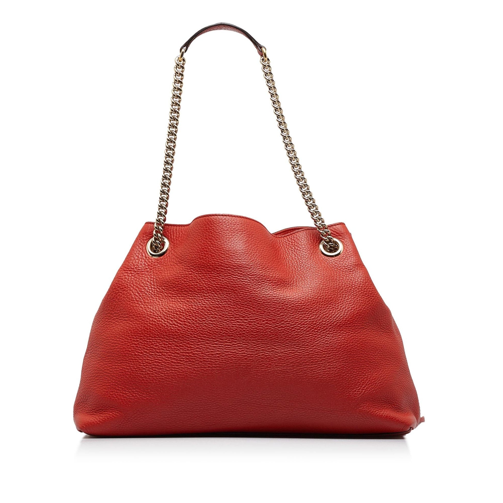 Gucci Soho SHG-js3eCU Calf Red Chain Shoulder Bag