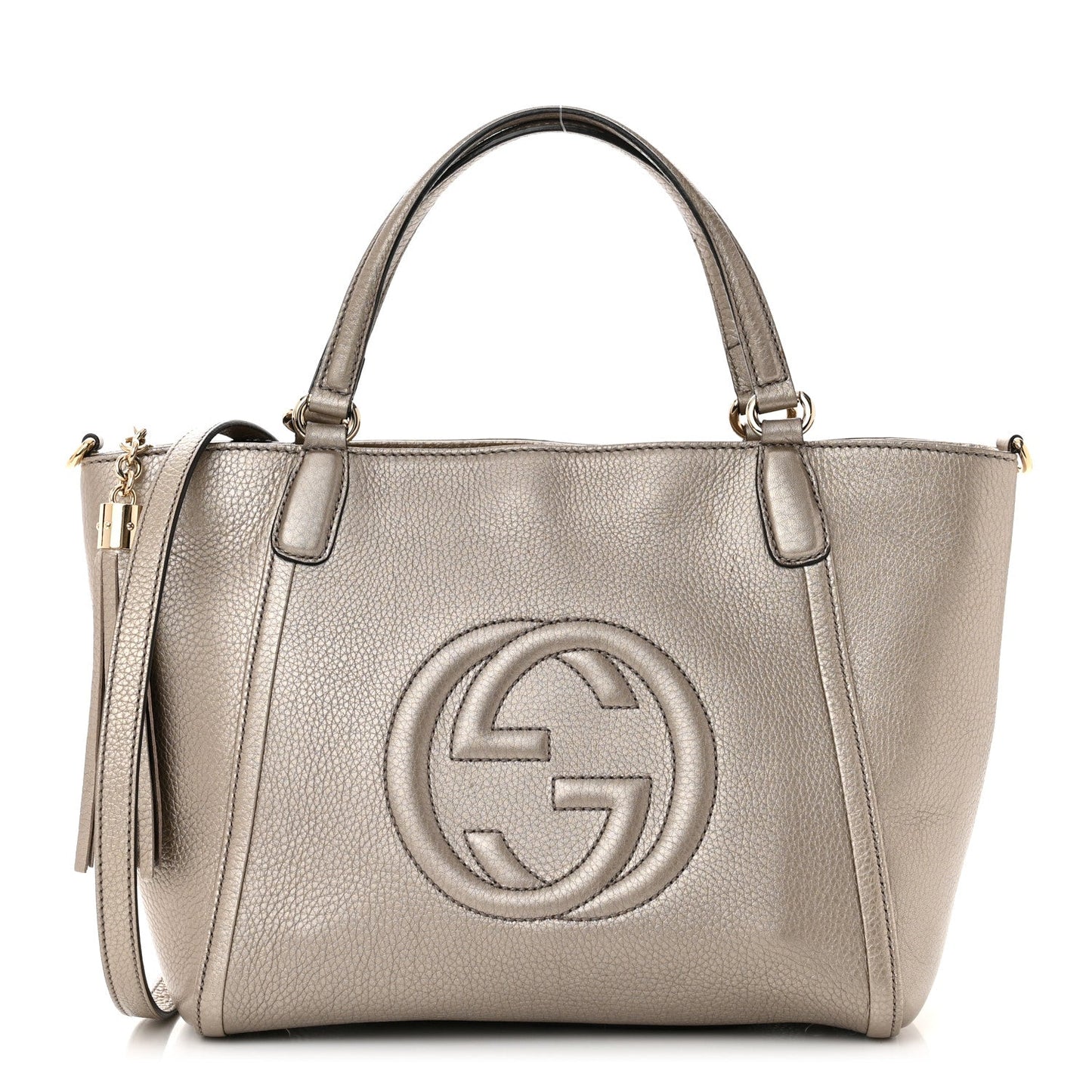 Gucci SOHO Leather Calfskin Small Top Handle Travel Bag