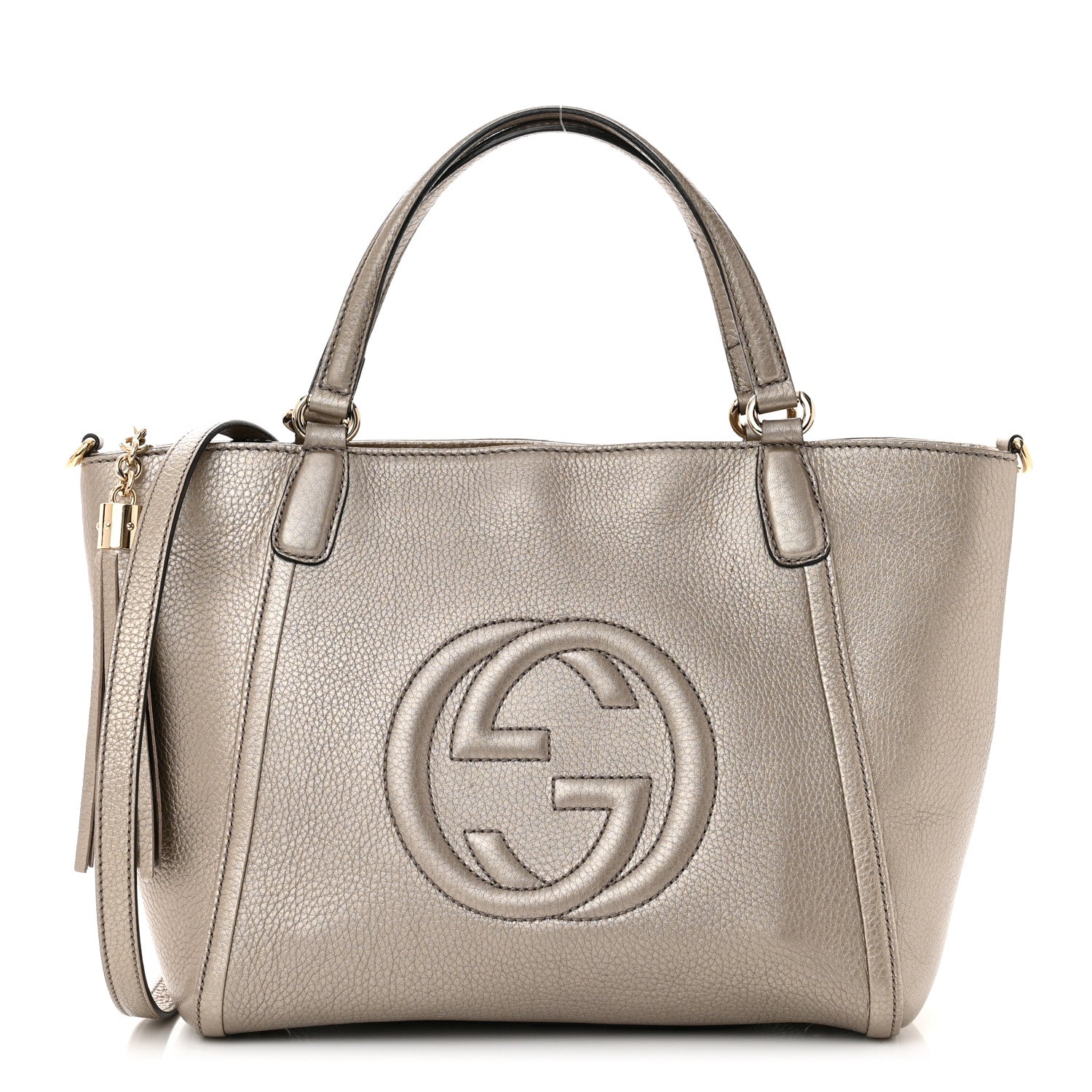 Gucci SOHO Leather Calfskin Small Top Handle Travel Bag