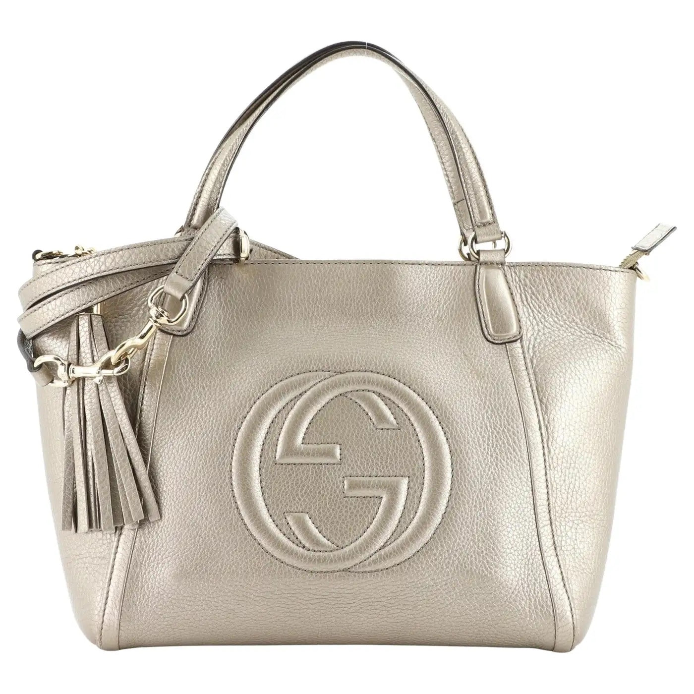 Gucci SOHO Leather Calfskin Small Top Handle Travel Bag