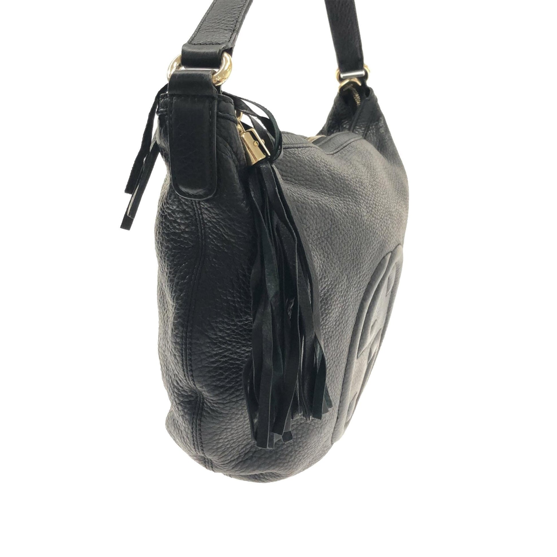 Gucci Soho SHG-dQeSbt Calf Black Crossbody Bag