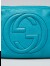 Gucci Soho Disco Turquoise Leather Travel Bag